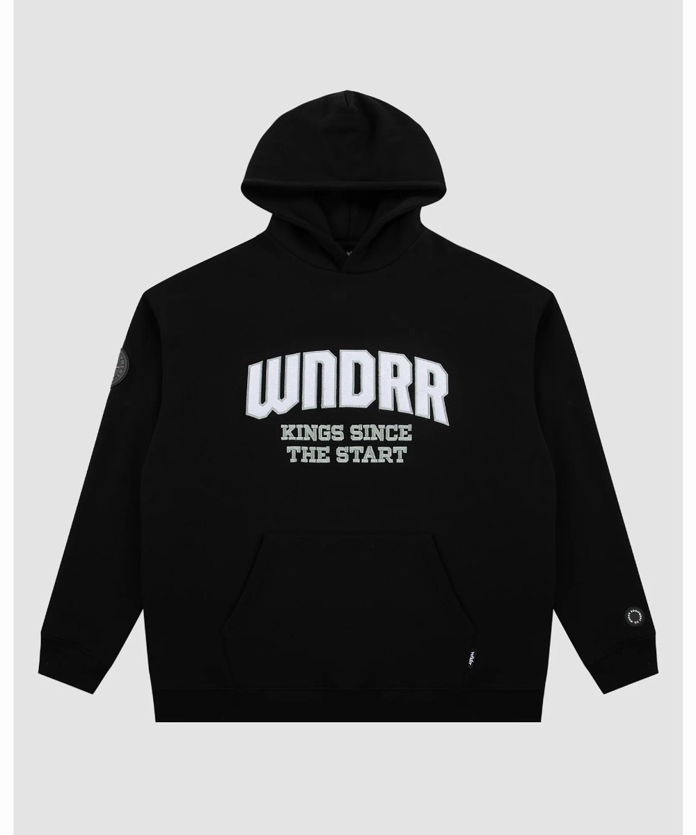 LayeredNeckline Mature Charm WNDRR Unrivalled Hood Sweat (Black)