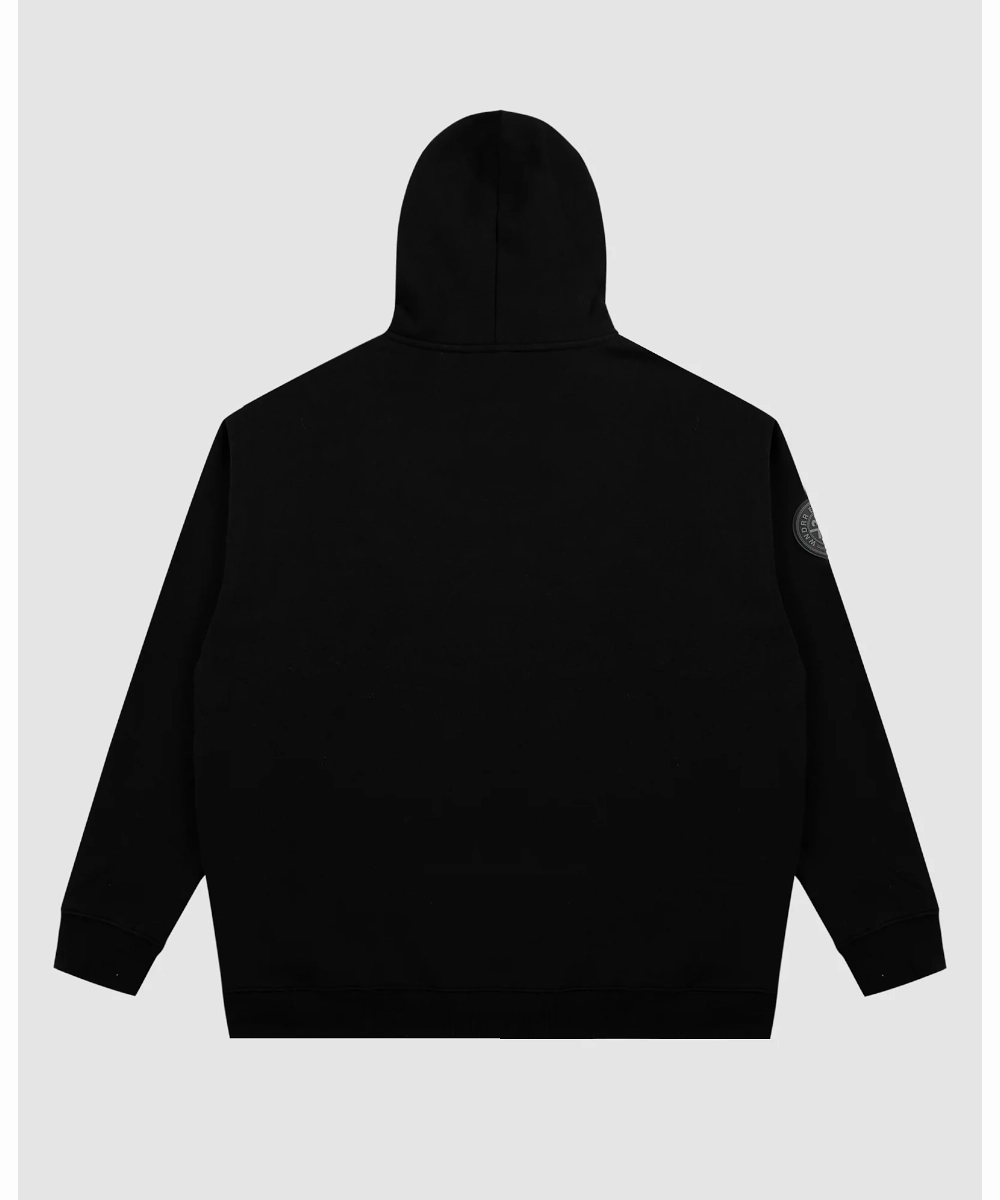 PillingResistant WNDRR Unrivalled Hood Sweat (Black)