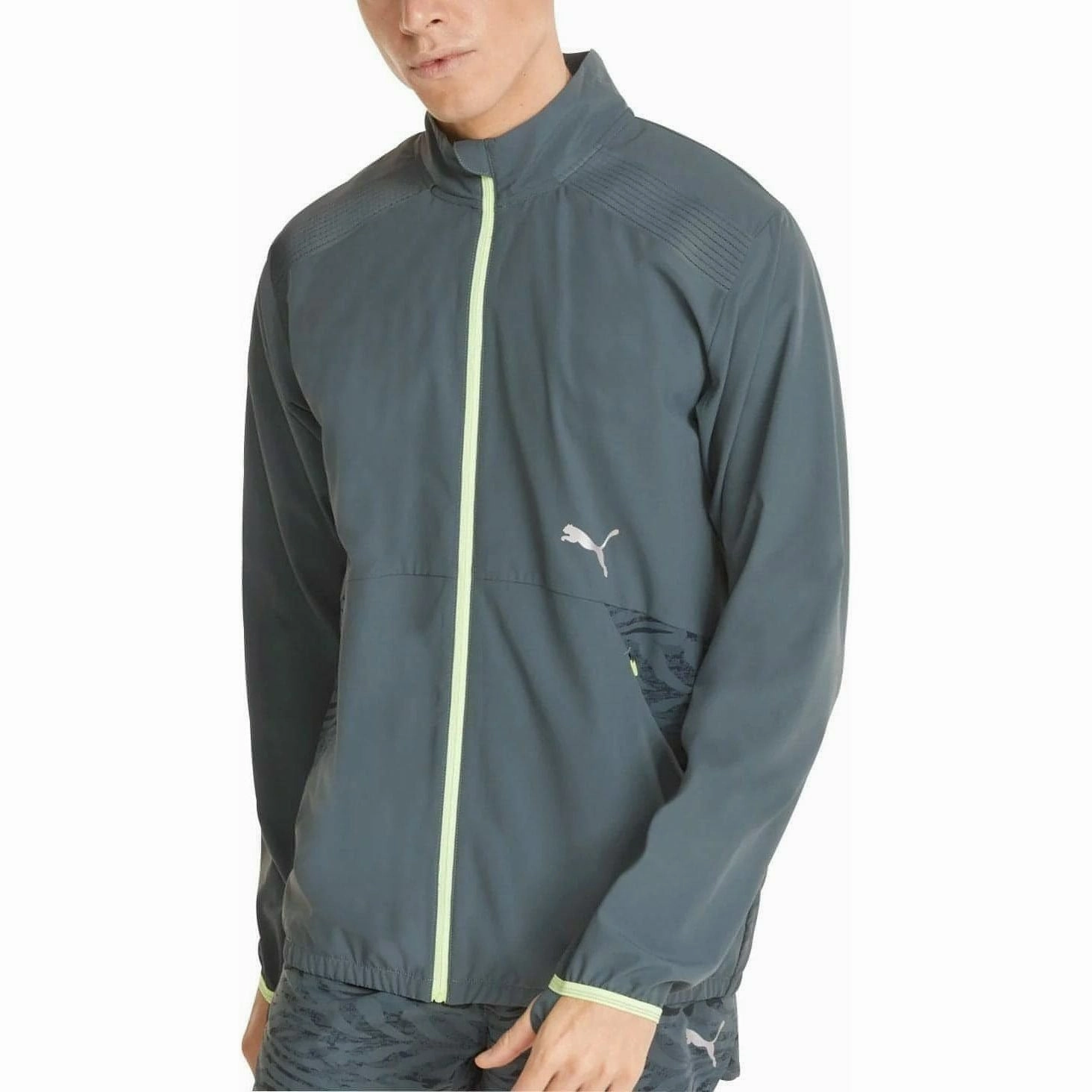 Puma Ultraweave S FSTR Mens Running Jacket - Grey Budget - friendly