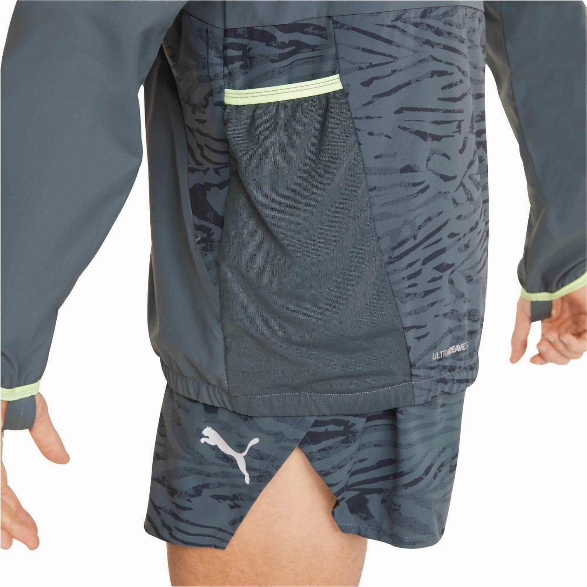 Puma Ultraweave S FSTR Mens Running Jacket - Grey Layered construction