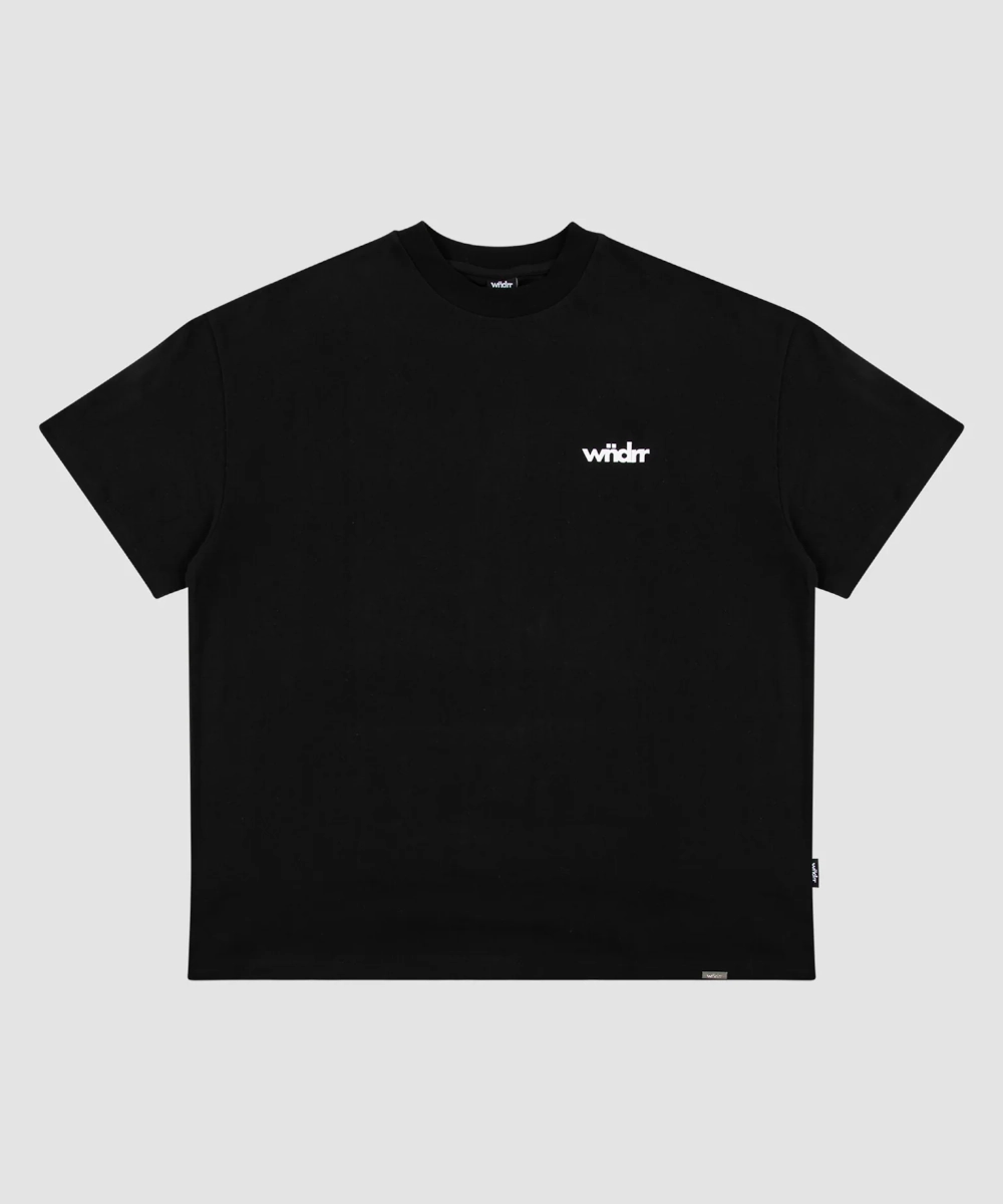 WNDRR Violation Heavy Weight Tee (Black) ShapeRetentionCloth Spring Glow