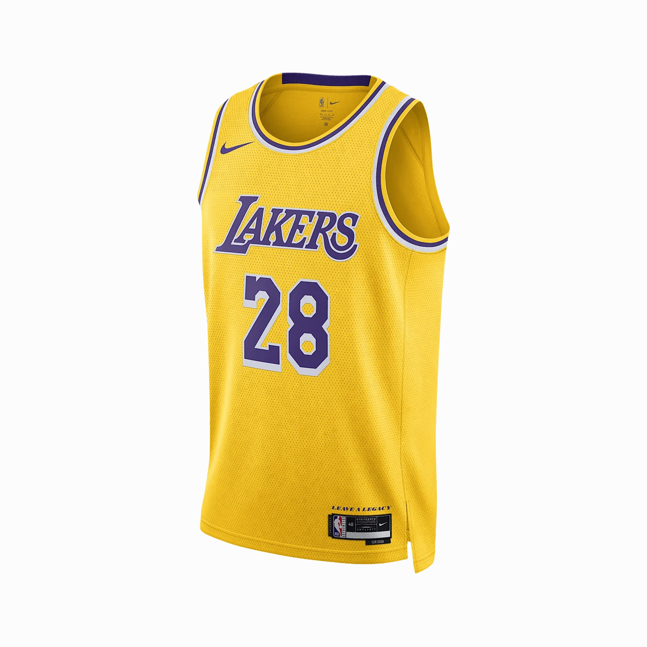 Nike Dri-FIT NBA Icon Edition Swingman Jersey - Rui Hachimura Los Angeles Lakers Multipurpose Athletic Top