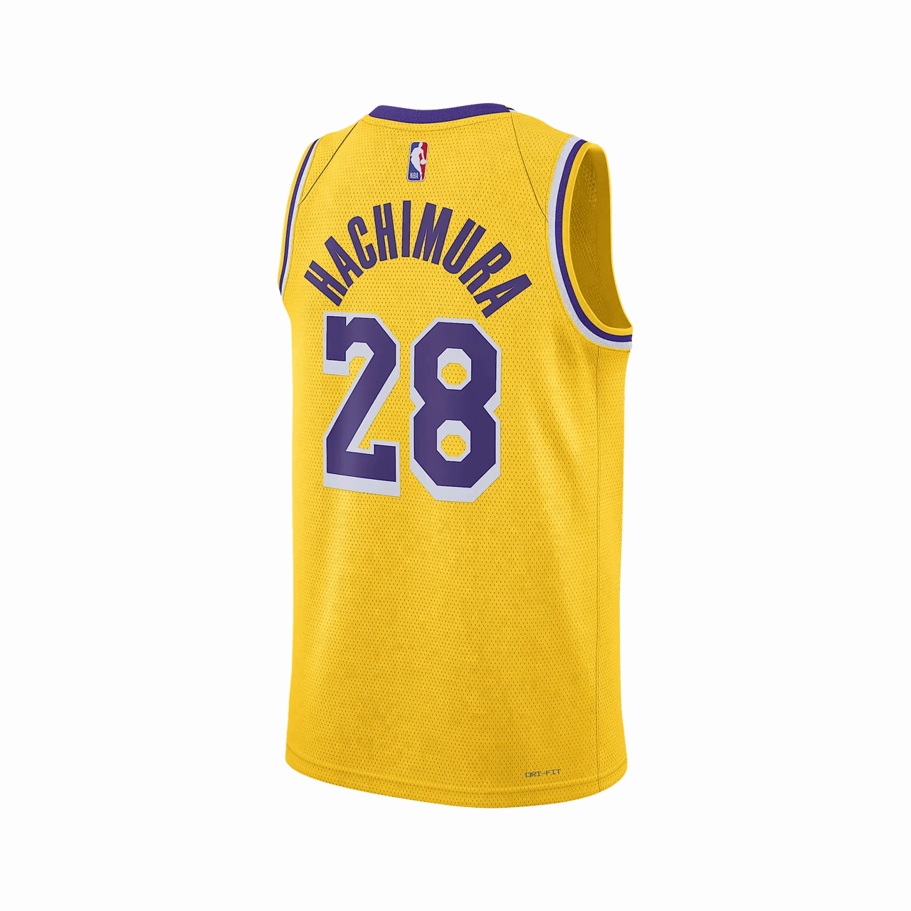 Nike Dri-FIT NBA Icon Edition Swingman Jersey - Rui Hachimura Los Angeles Lakers Non Slip Inner Layer