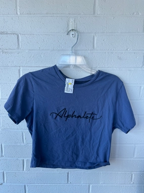 Formal Tone WrinkleResistant Alphalete Short Sleeve Top Size Medium