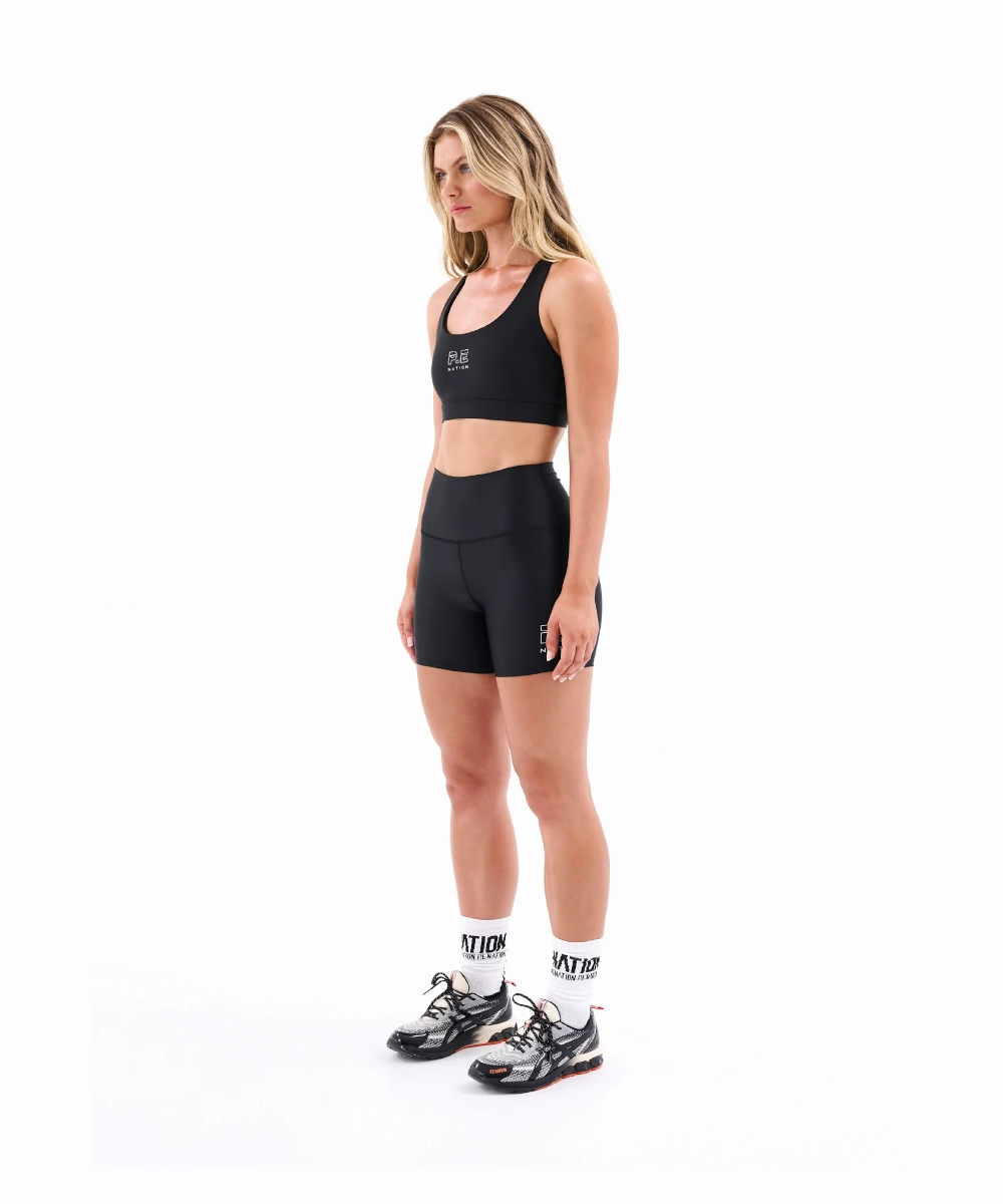 Mind Ease P.E Nation Long Range Bike Short (Black)