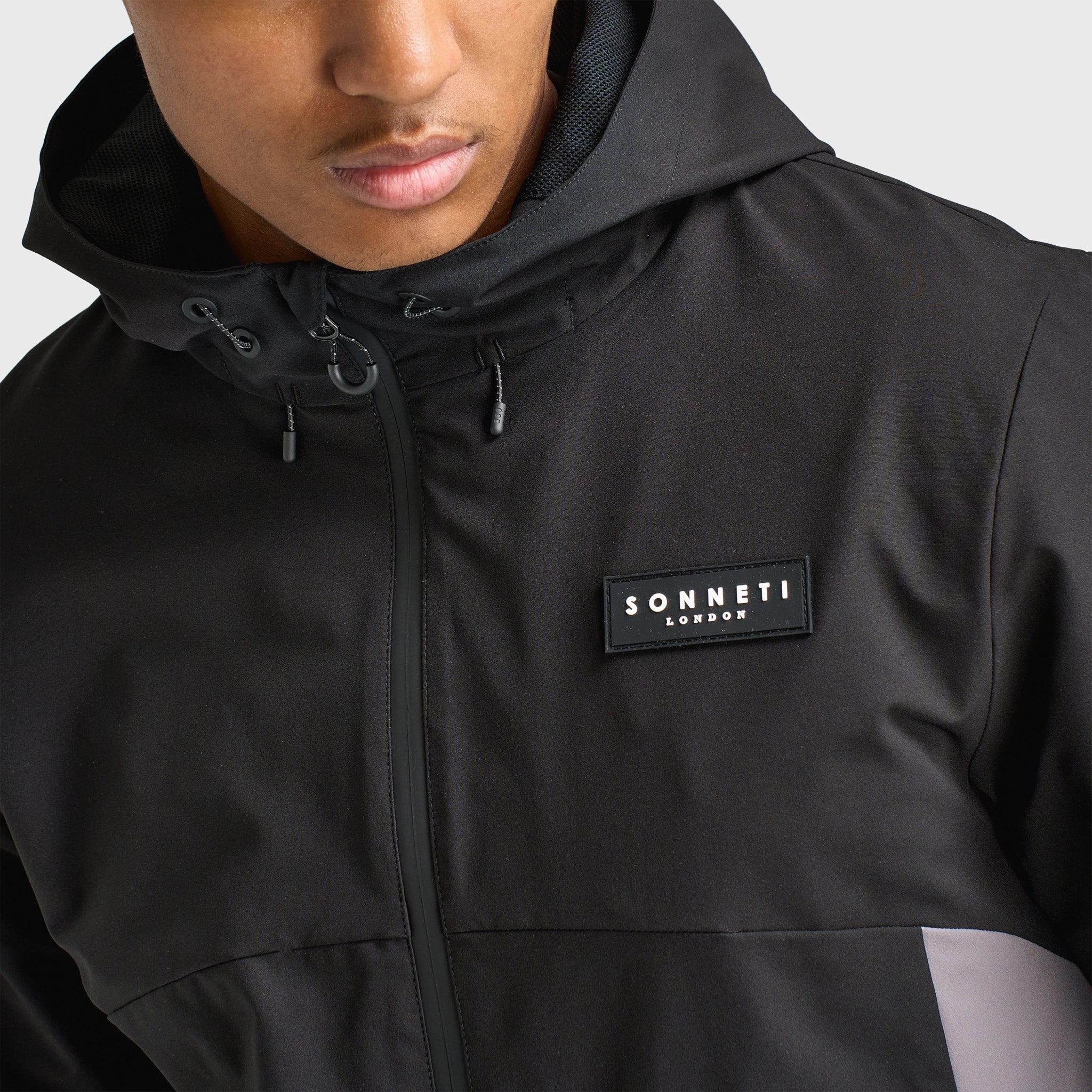 ReinforcedEdging Sonneti Calvin Lightweight Jacket Black / Castlerock - Red