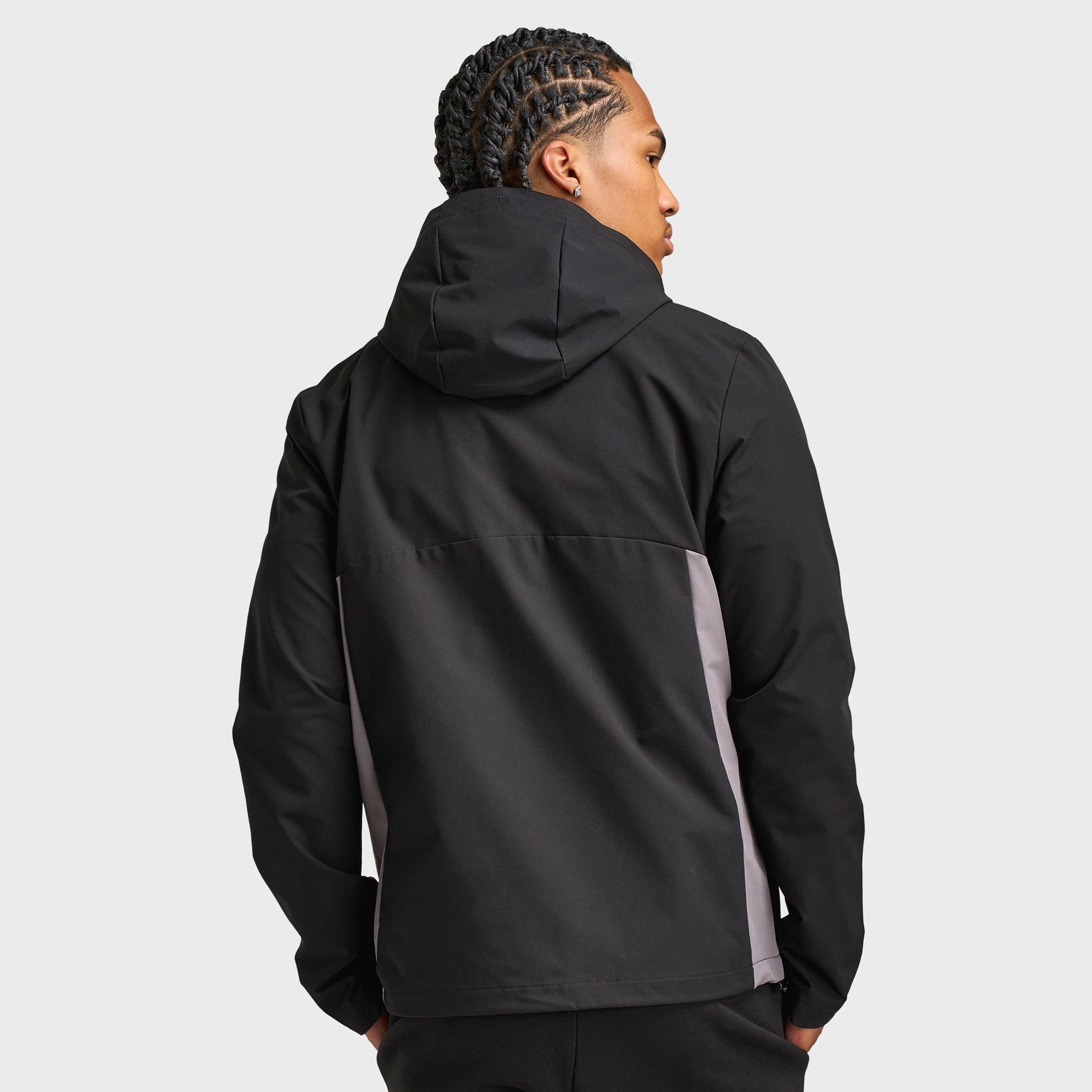 Sonneti Calvin Lightweight Jacket Black / Castlerock - Red Light Protection Softshell Construction