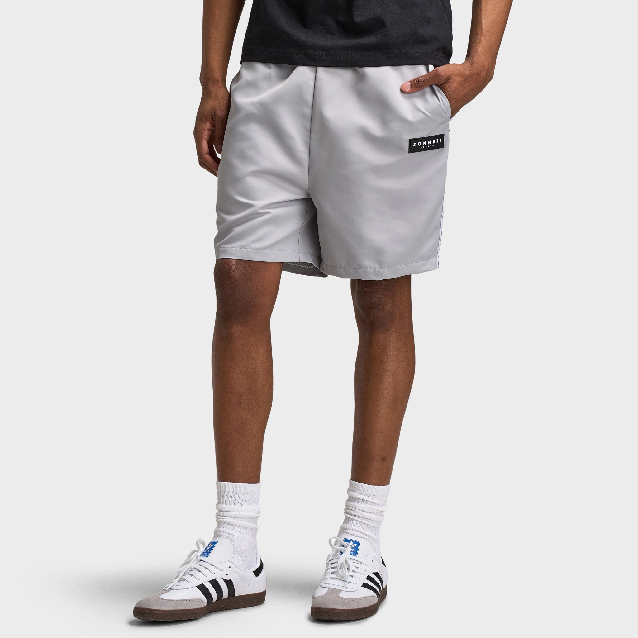 Sonneti Krypt Swim Short / High Rise Smooth Texture