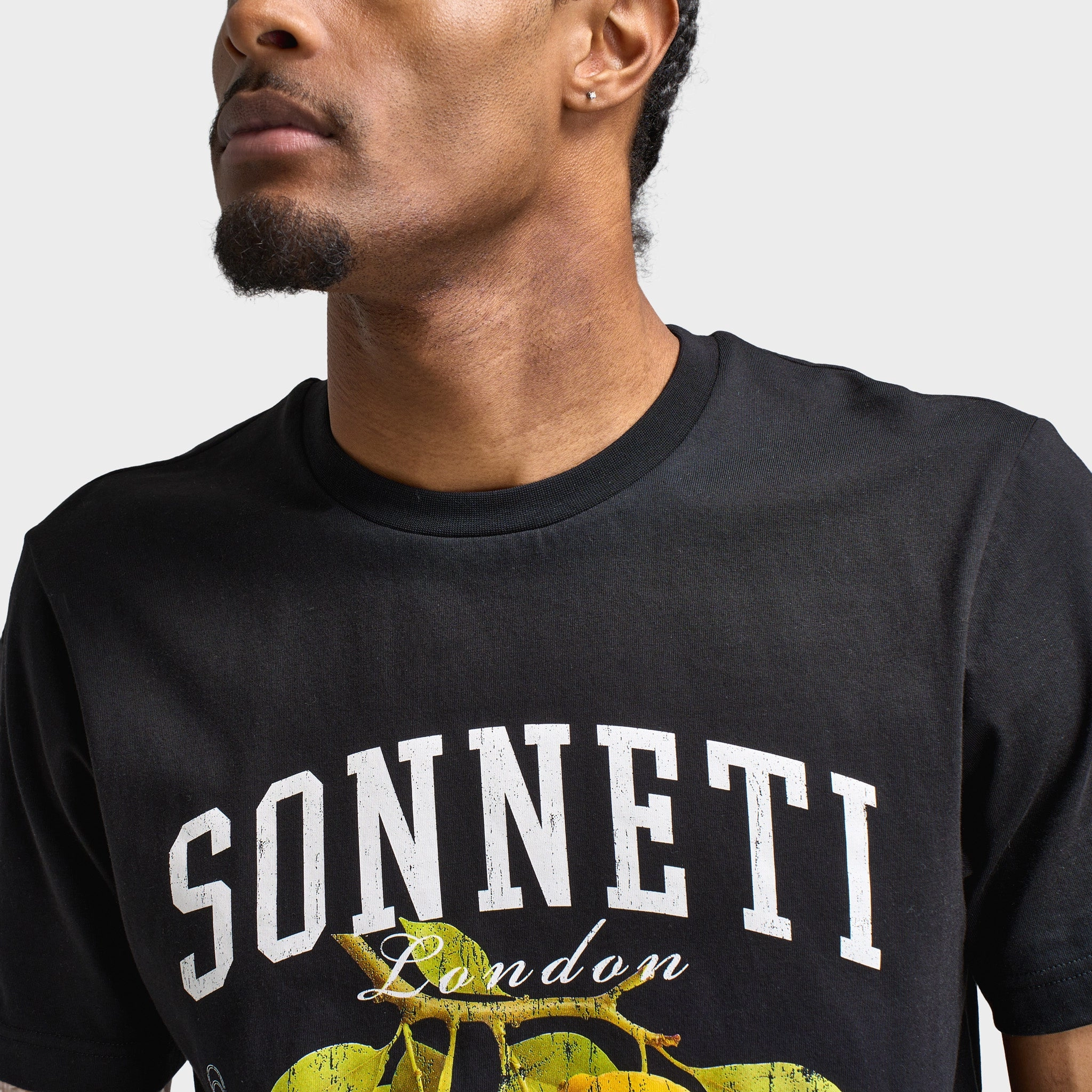 Sonneti Lemons Graphic T-Shirt / Black jerky movement