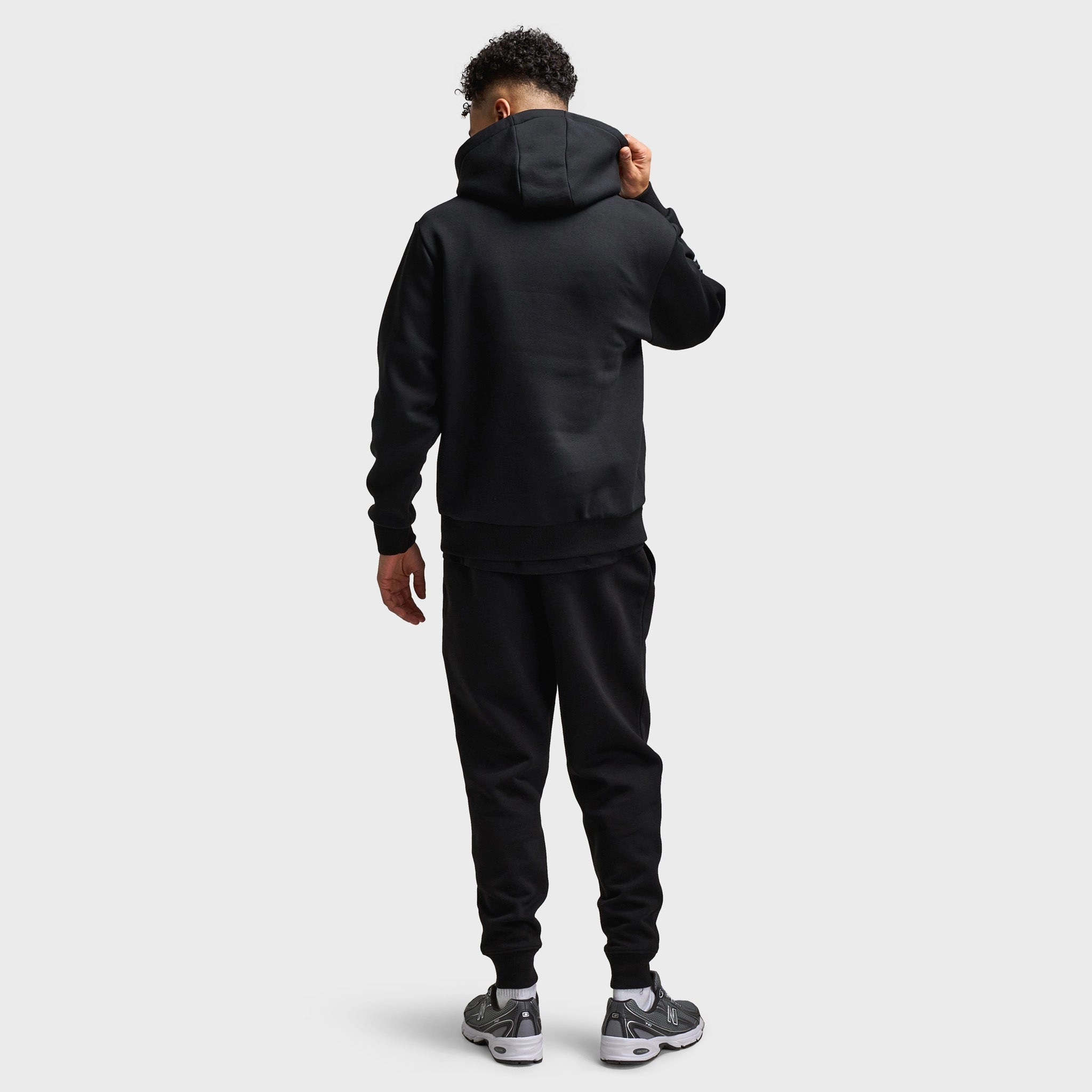 Sonneti Logan Pullover Hoodie / Black Breathable Mesh Panels Noise Free Movement