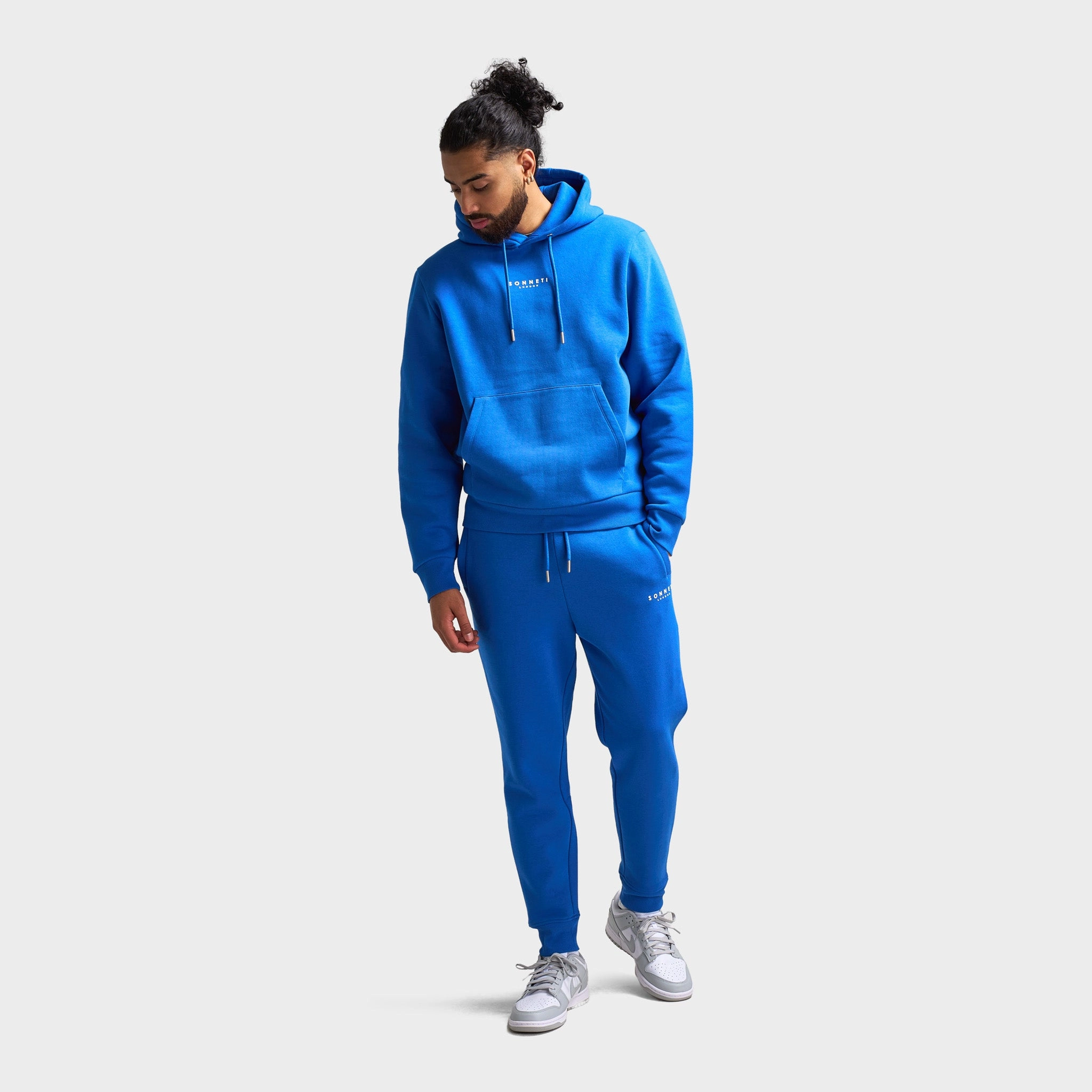 Sonneti London Fleece Pullover Hoodie / Nautical Blue Light Activated Cooling