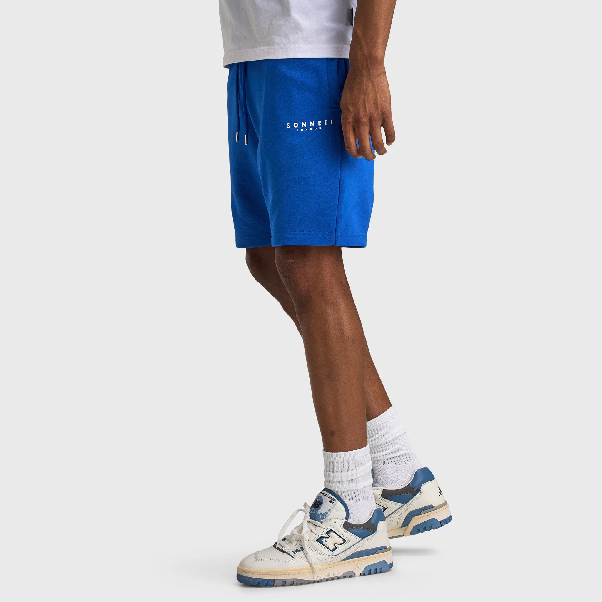 Sonneti London Shorts / Nautical Blue jewelry mesh ventilation