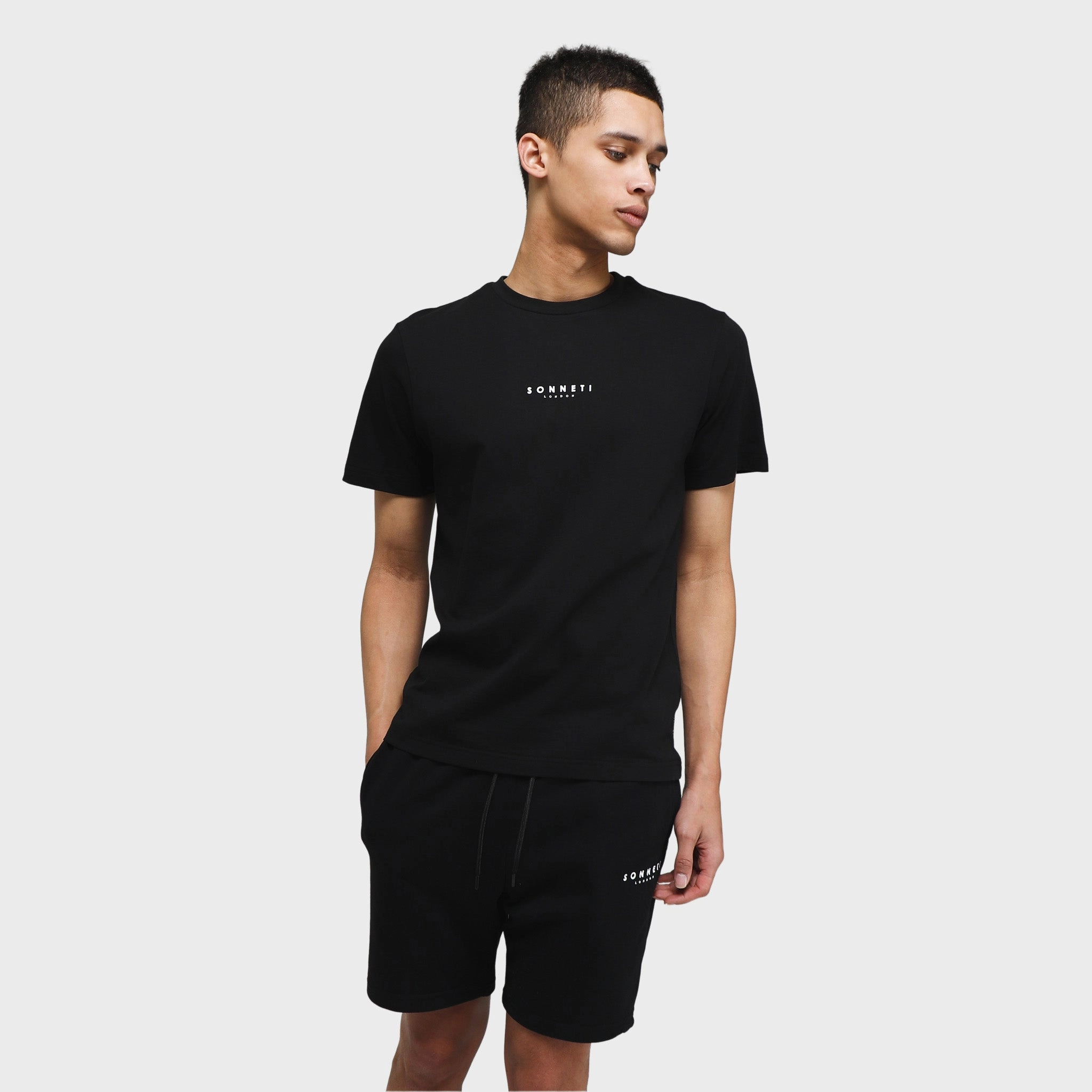 Sonneti London T-shirt / Black Quick Release Vents Reinforced Stitching