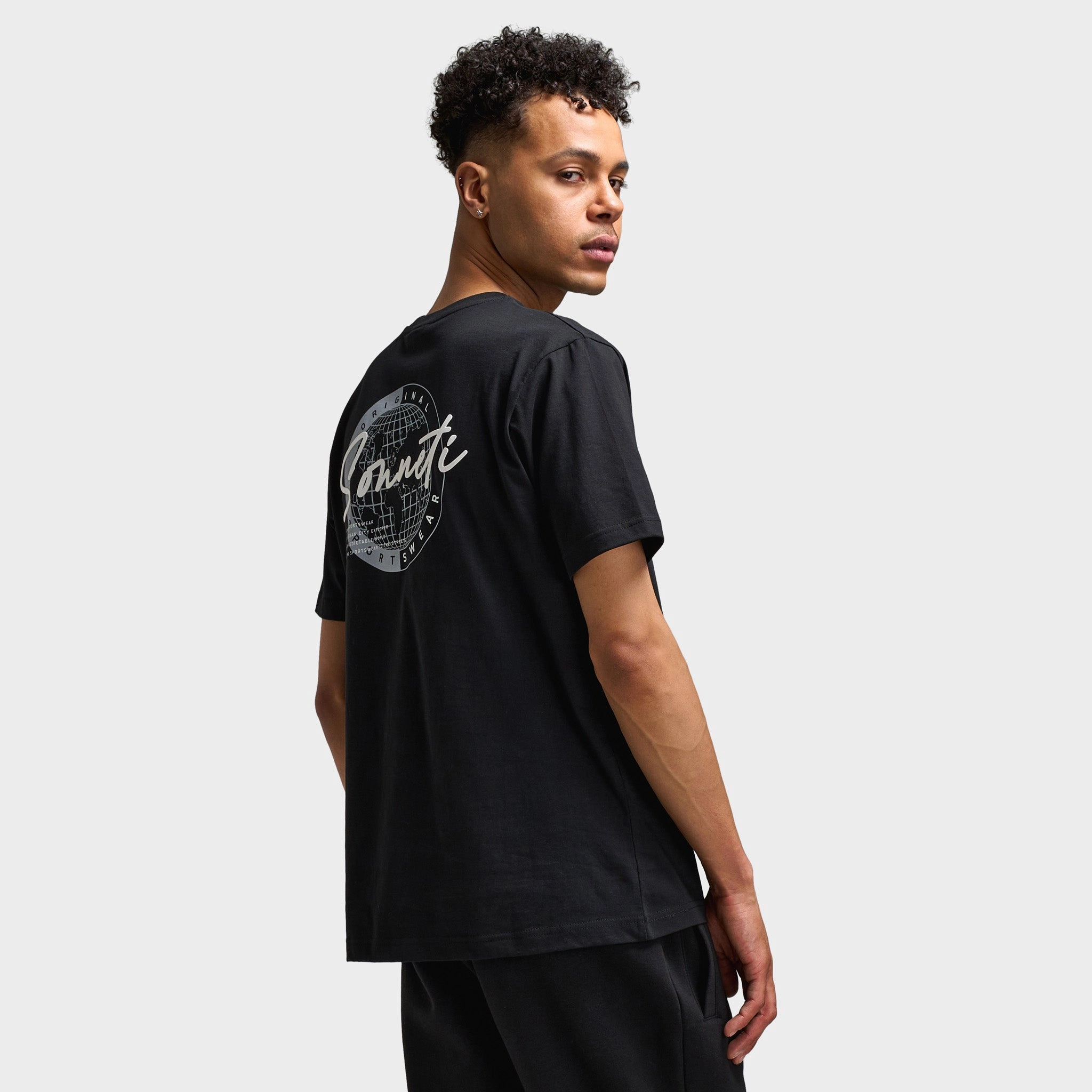 clean environment Sonneti Titanium Graphic T-Shirt / Black