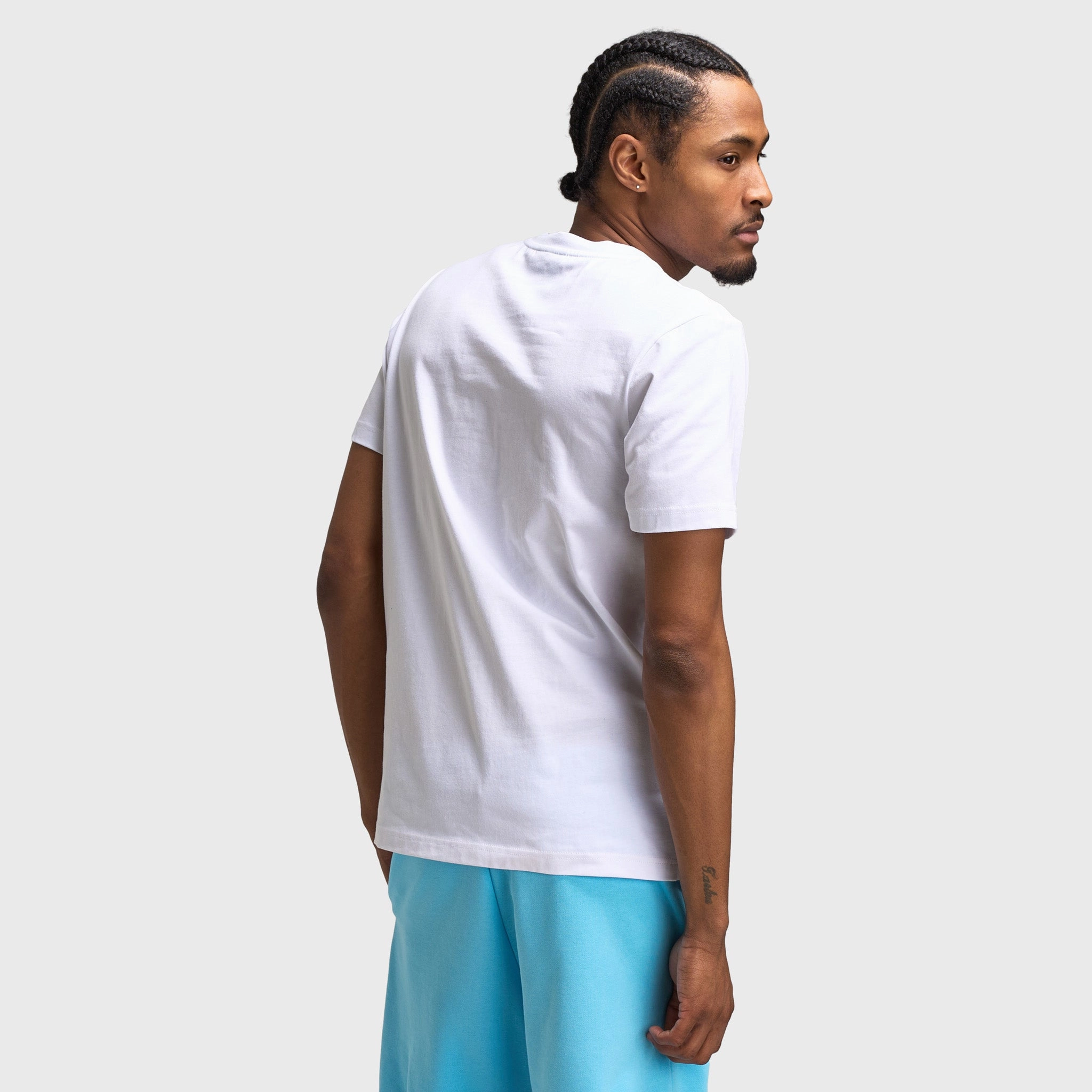 Sonneti World Graphic T-Shirt / Optic White Lightweight Weave