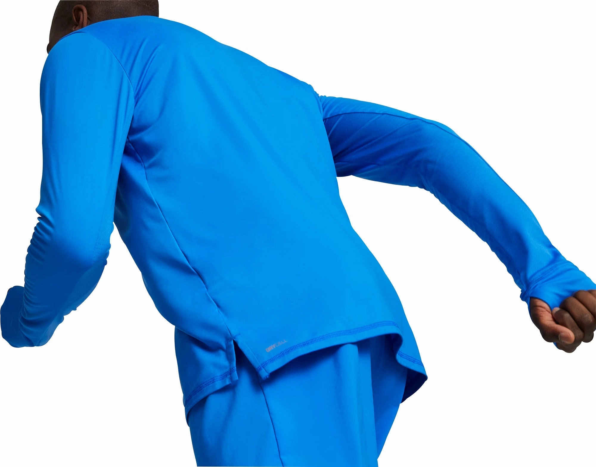 Puma Favourite Half Zip Long Sleeve Mens Running Top - Blue Music related Lightweight feature