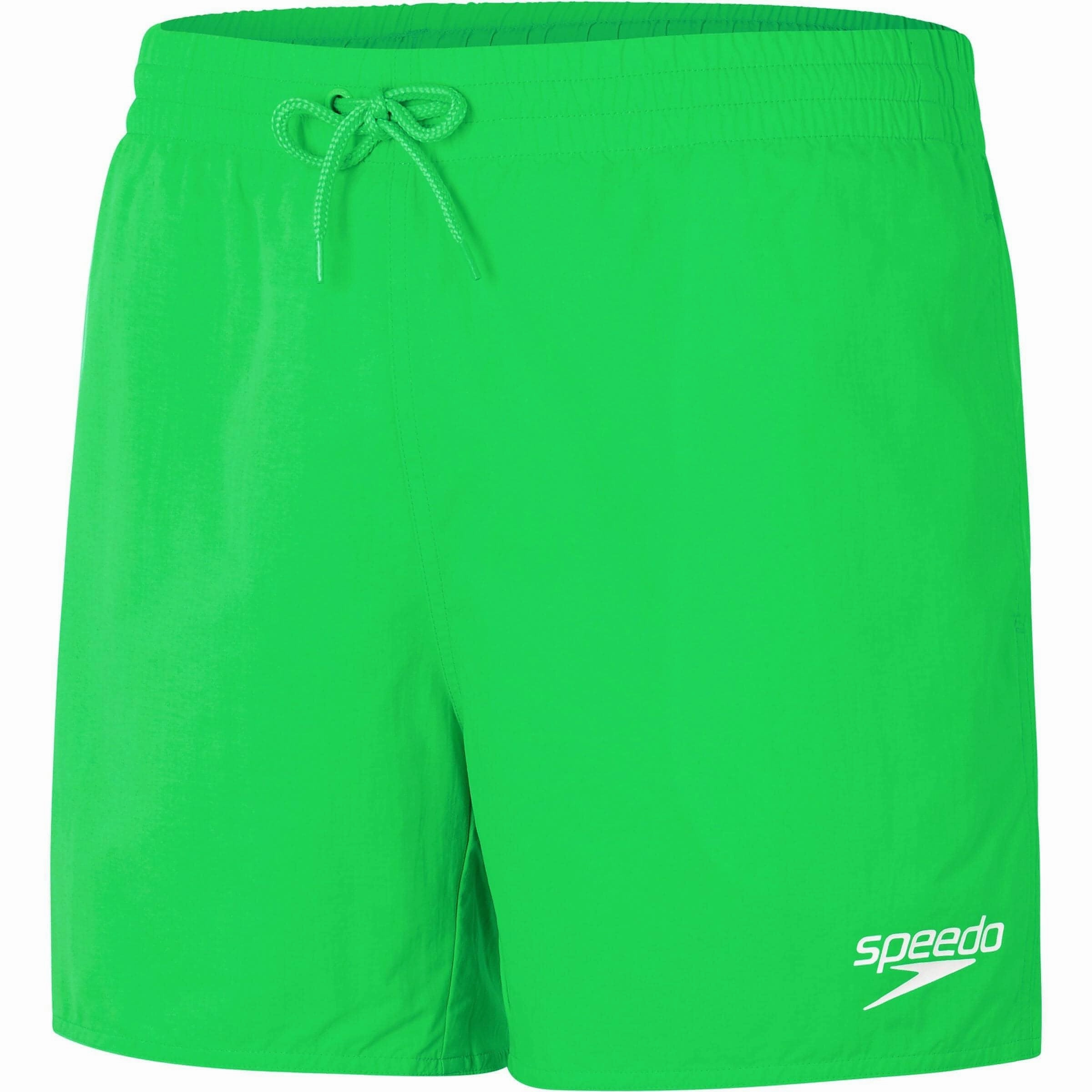 Speedo Core Leisure 16 Inch Mens Swim Shorts - Green Sweat Wicking Interior Layer