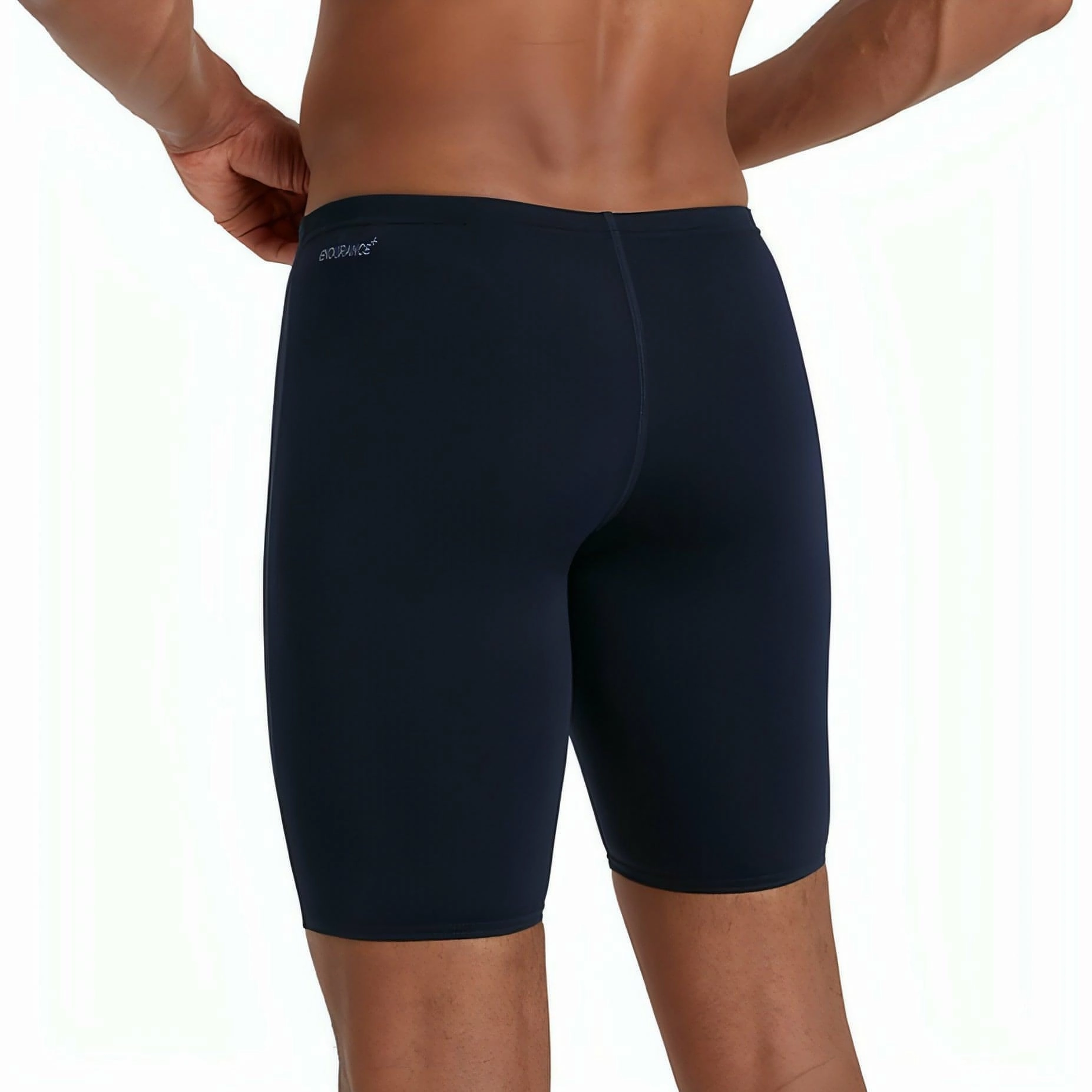 Abrasion Resistant Outer Shell Speedo ECO Endurance Plus Mens Swim Jammer Shorts - Navy