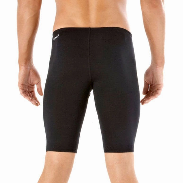 Speedo Endurance Plus Mens Jammer Swim Shorts - Black Snag Resistant Fabric