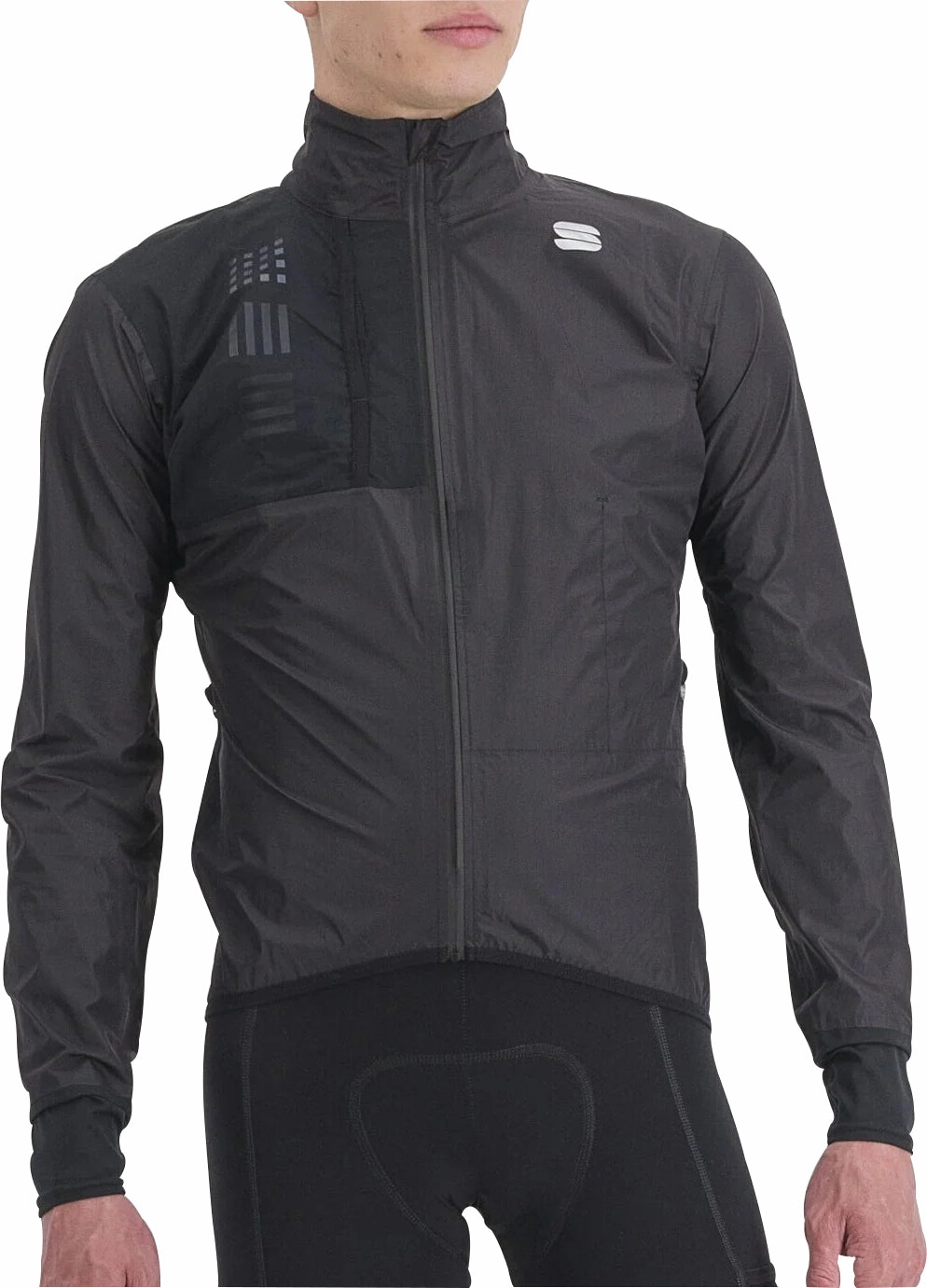 Perforated Details Sportful DR Mens Cycling Jacket - Black