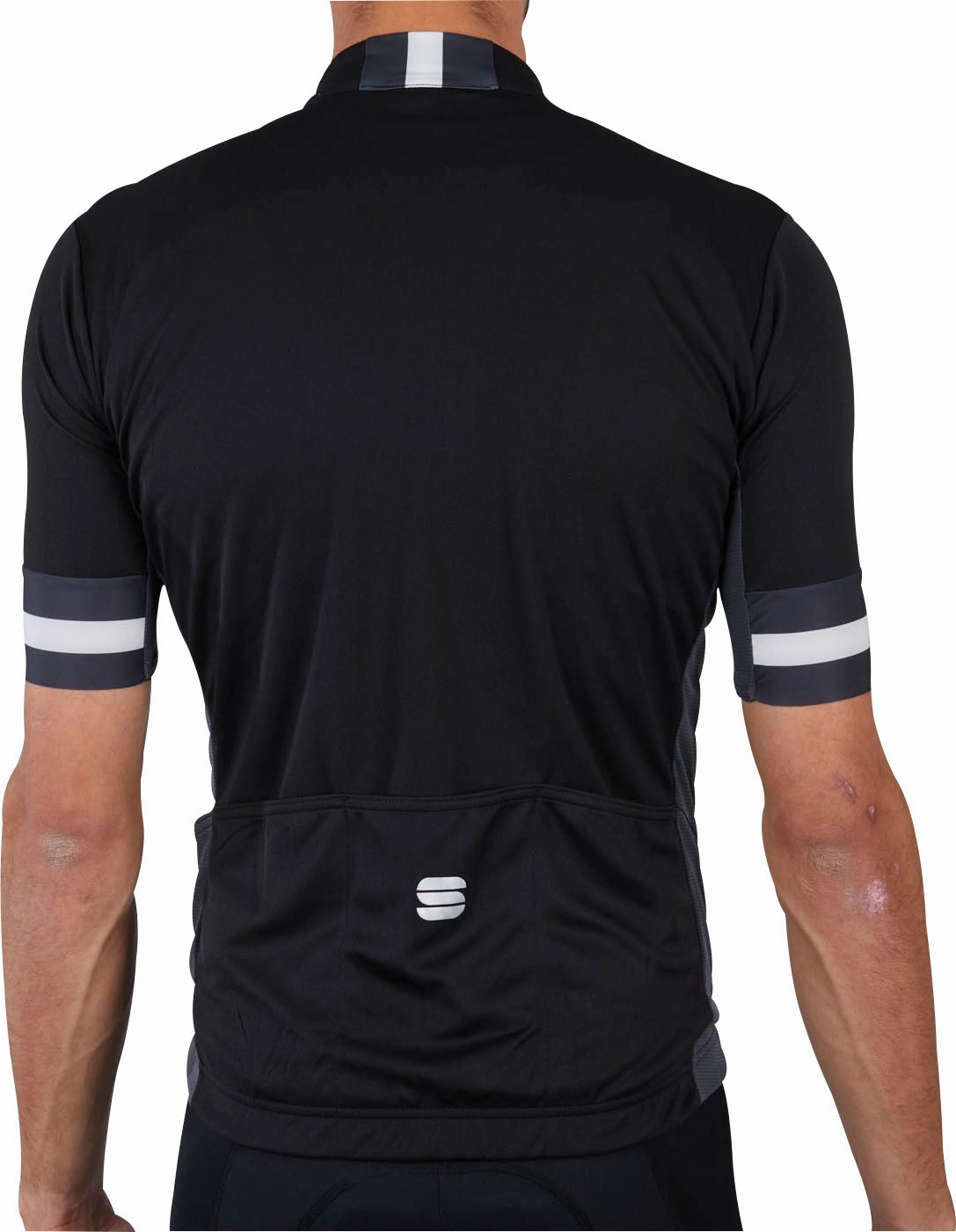 Sportful Kite Short Sleeve Mens Cycling Jersey - Black concept