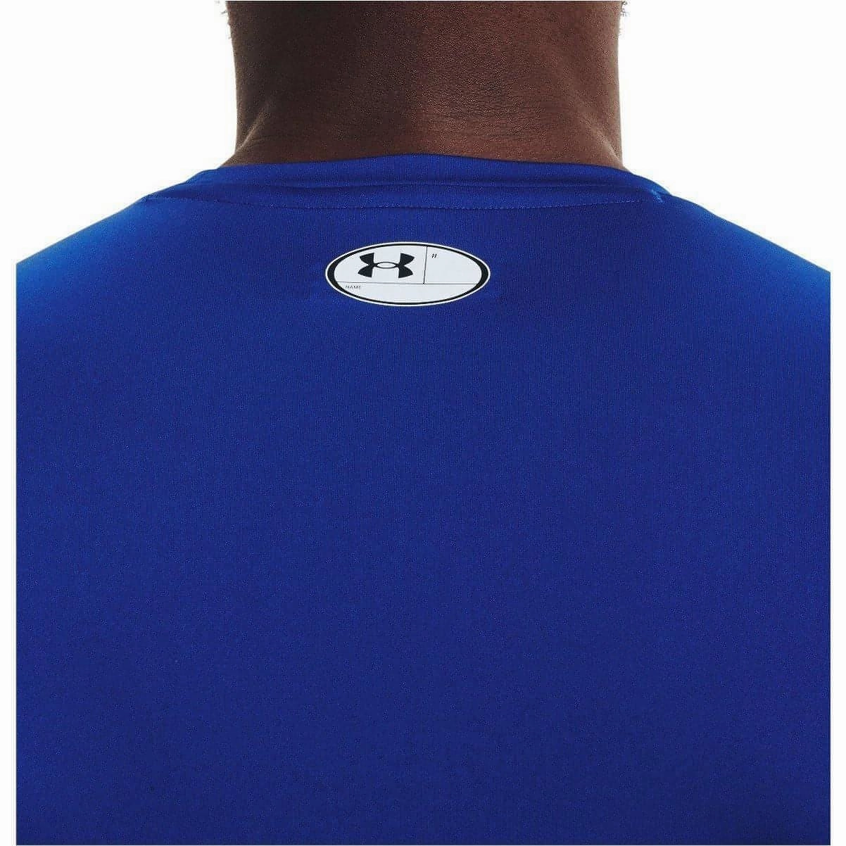 Under Armour HeatGear Armour Short Sleeve Mens Compression Top - Blue Eco friendly materials