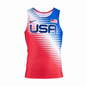 wide - track Border - protection - worthy Nike Team USA Men's Relay Muscle Tank