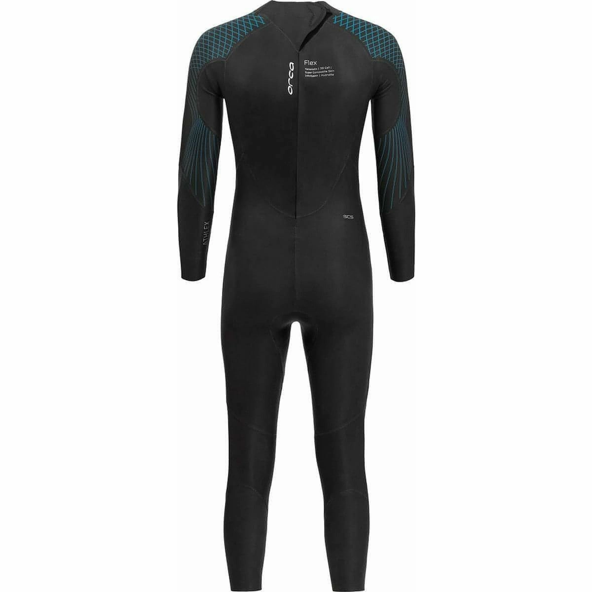 Orca Athlex Flex Mens Wetsuit - Black Still Glow QuickDryDesign