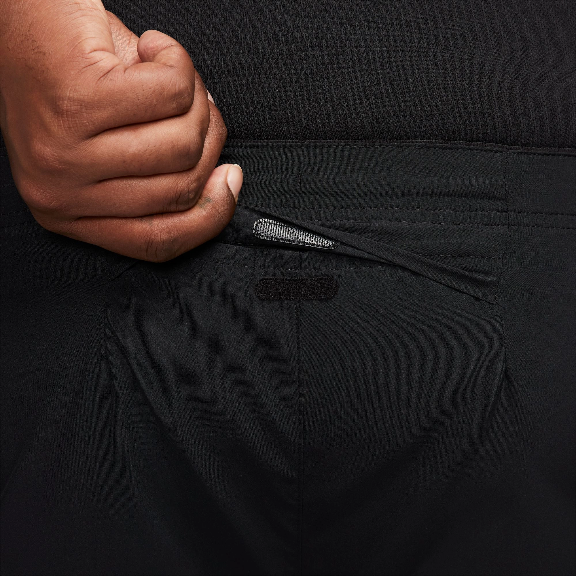 AbrasionResistant Nike Men's Dri-FIT Challenger 5 Inch Shorts Black / Black / Black