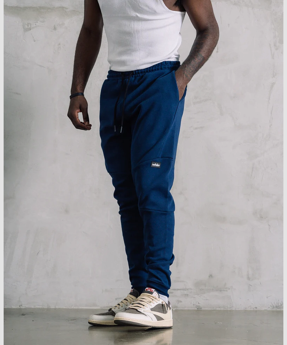 WNDRR Hoxton V2 Tech Trackpants (Navy) Reuse Mode Holiday Ease