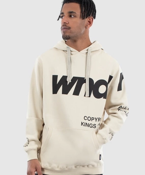 WNDRR Cutoff Hood Sweat (Tan) Glass Fit Cyber Glow