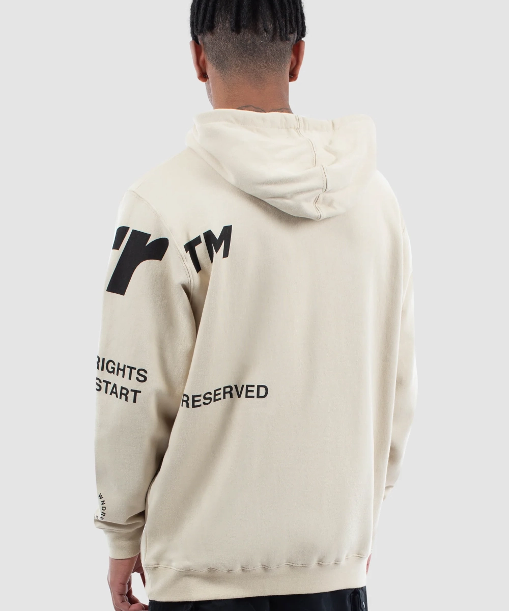 WNDRR Cutoff Hood Sweat (Tan) StretchableMaterial ChafeFree Design