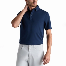 Classic Fit G/Fore Essential Performance Pique Golf Polo Shirt - Twilight