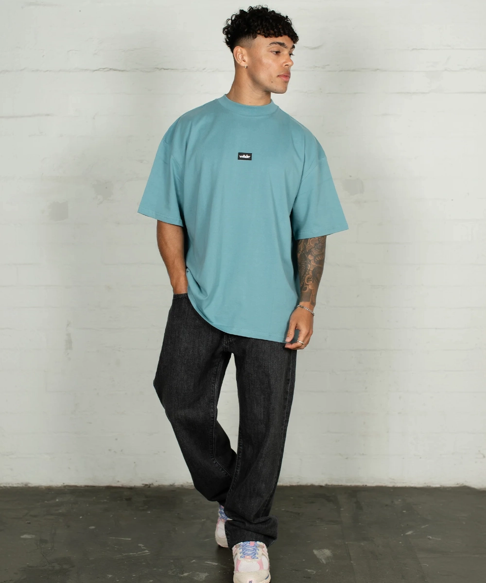 WNDRR Soho Club Tee (Dusk Blue) Beach Fit