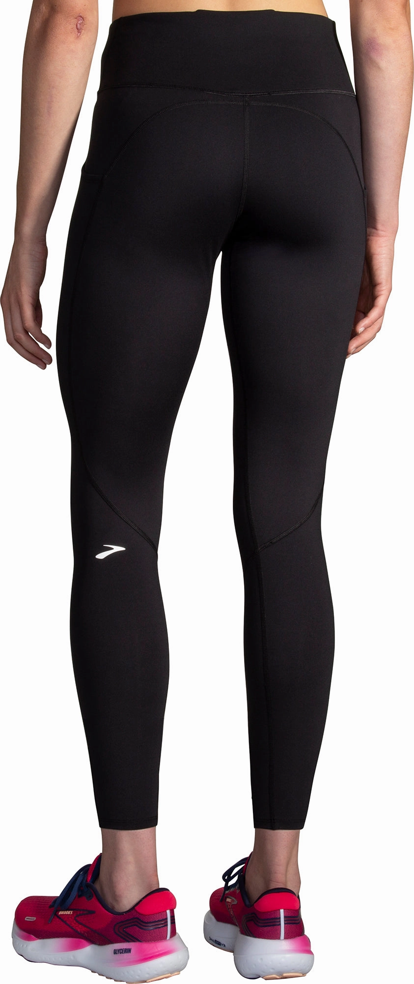 Brooks Spark Womens Long Running Tights - Black Fashionable-look-feature-characteristic Flattering Fit