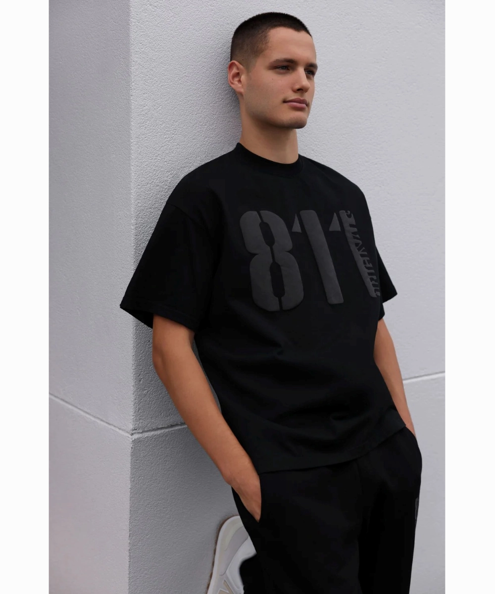 811 Originals Unisex Main ST          T-Shirt (Black) OdorResistant AbrasionResistant