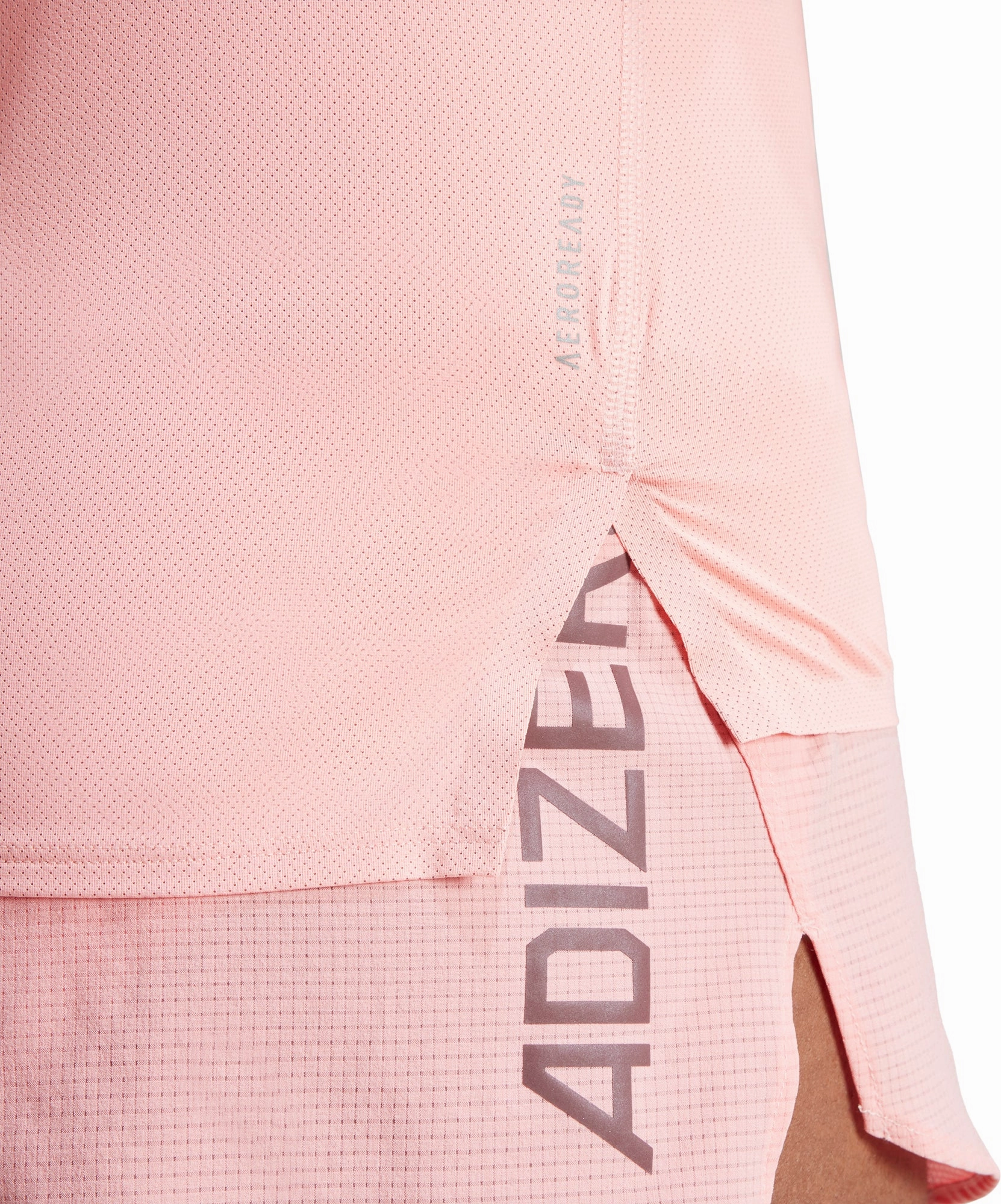 Versatile Comfort Style adidas Adizero Short Sleeve Womens Running Top - Pink