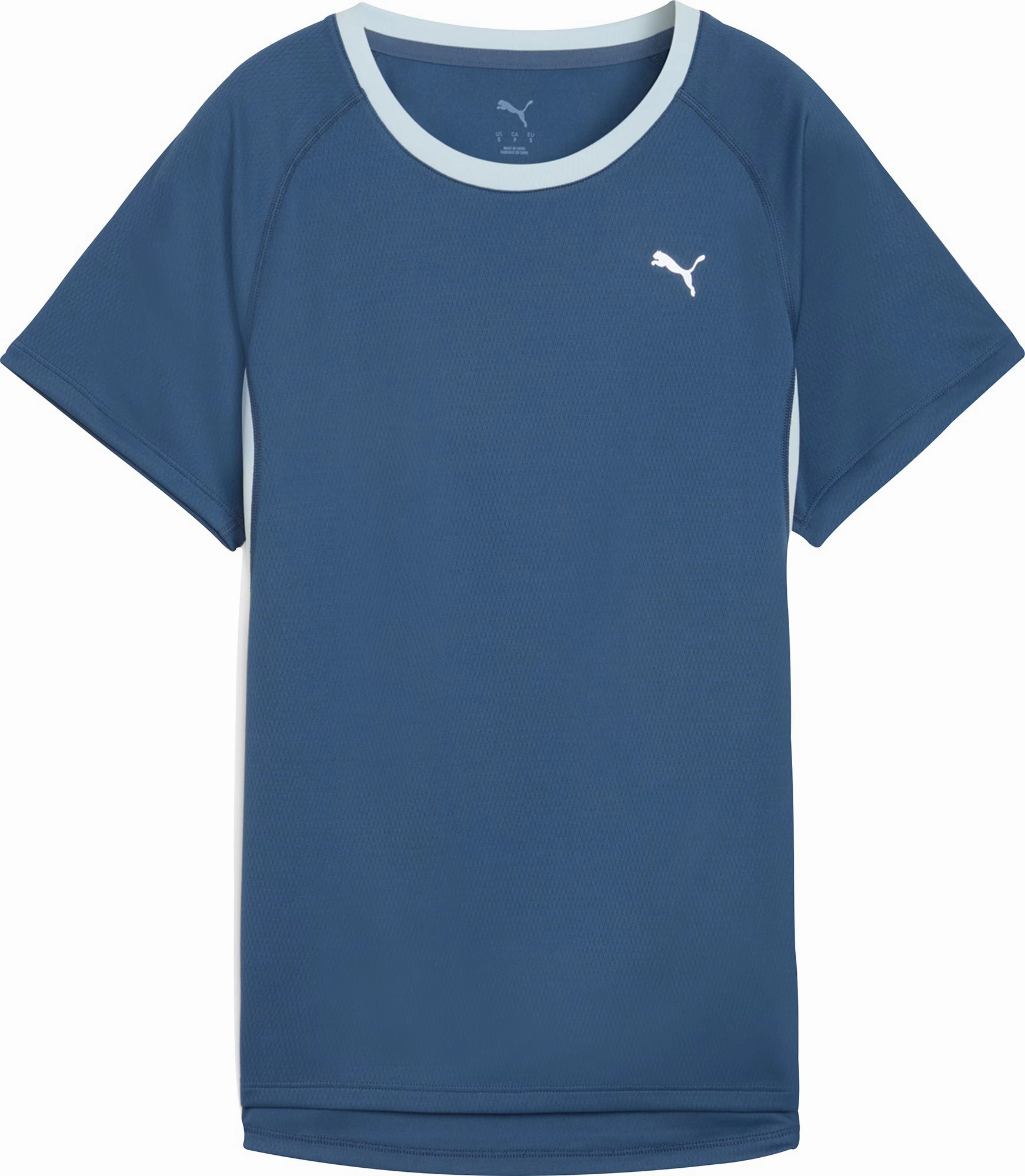 Puma Velocity Short Sleeve Womens Running Top - Blue Comfortable And Trendy