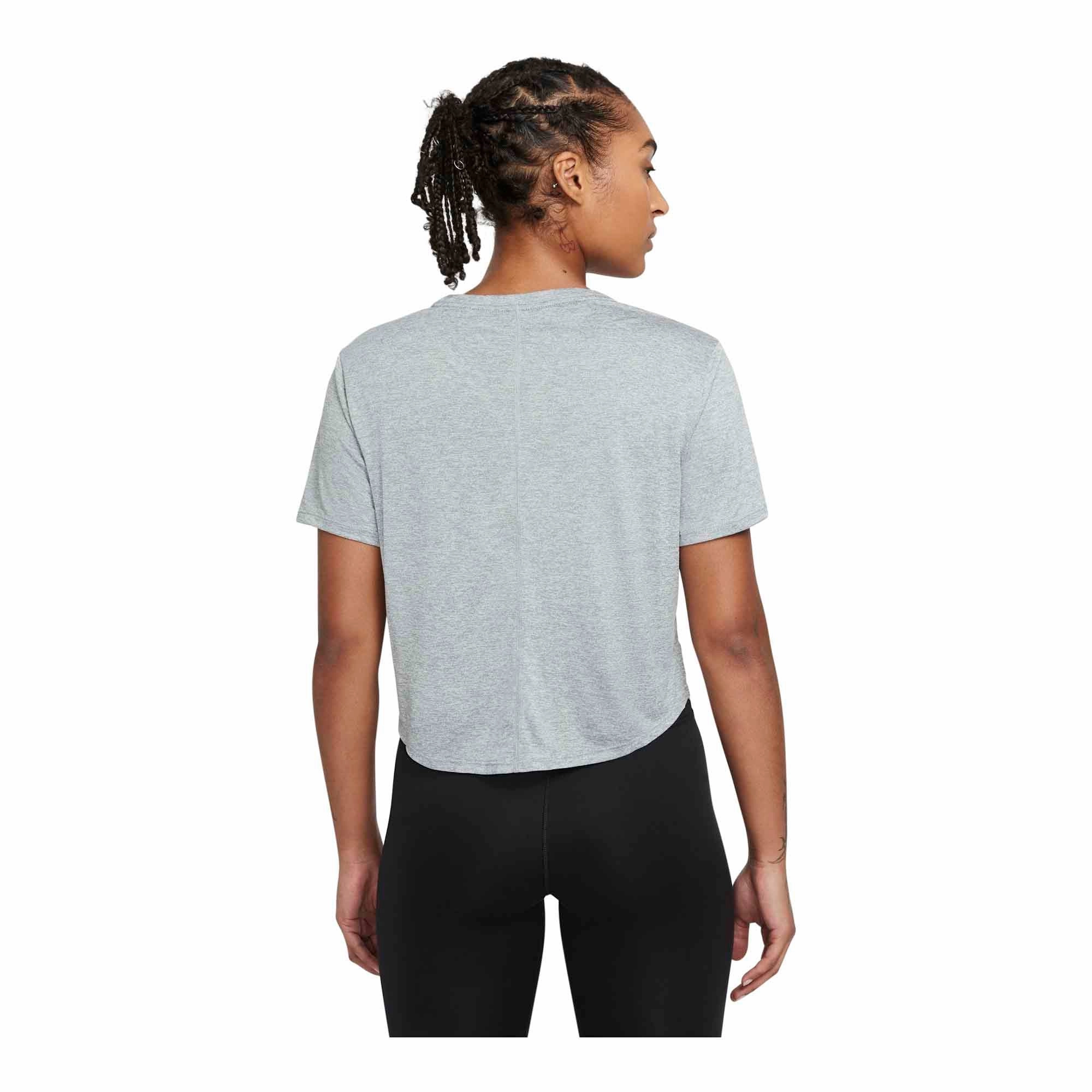 Nike Dri-FIT One Women's Standard Fit Short-Sleeve Cropped Top Light Core