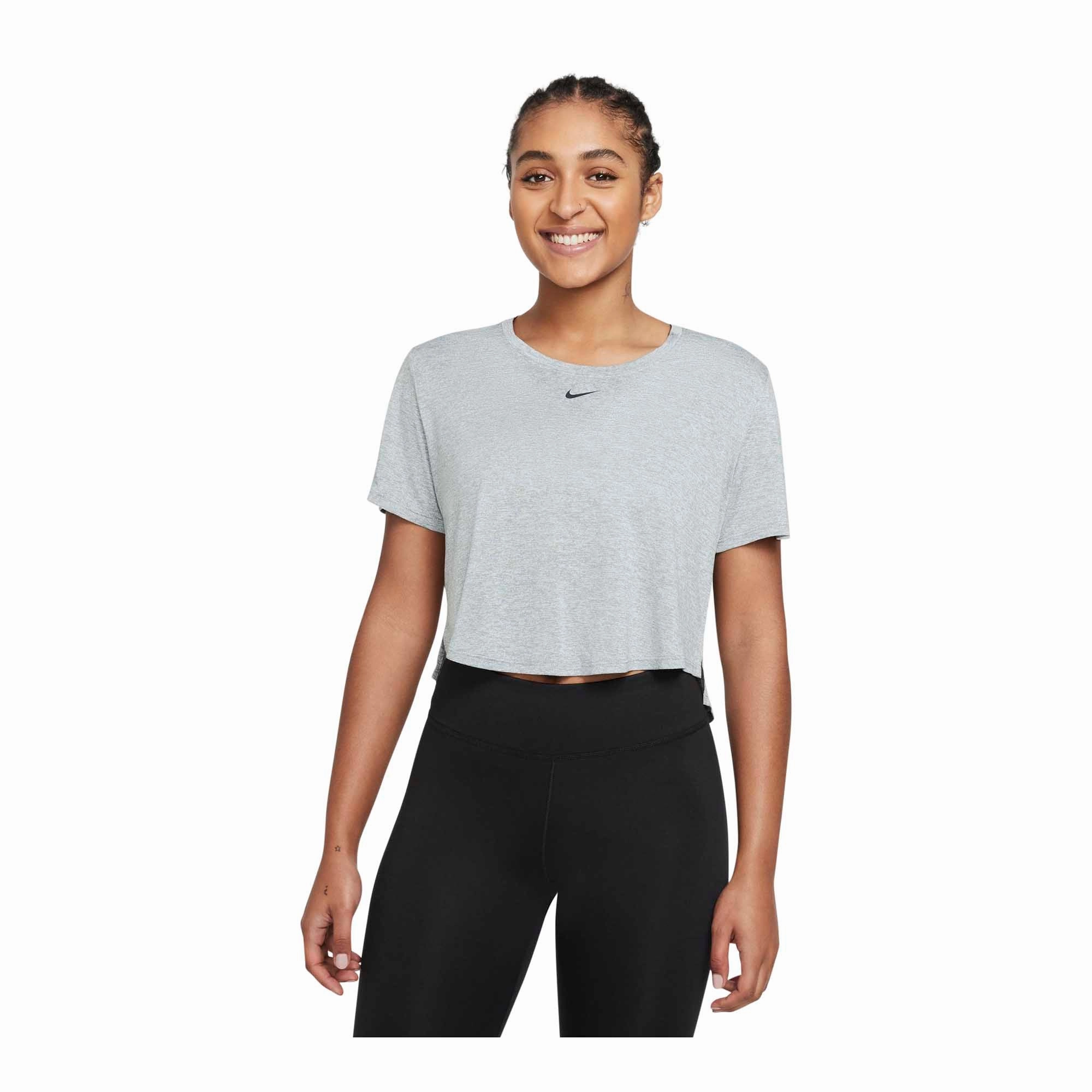 NonIrritatingSeams Nike Dri-FIT One Women's Standard Fit Short-Sleeve Cropped Top