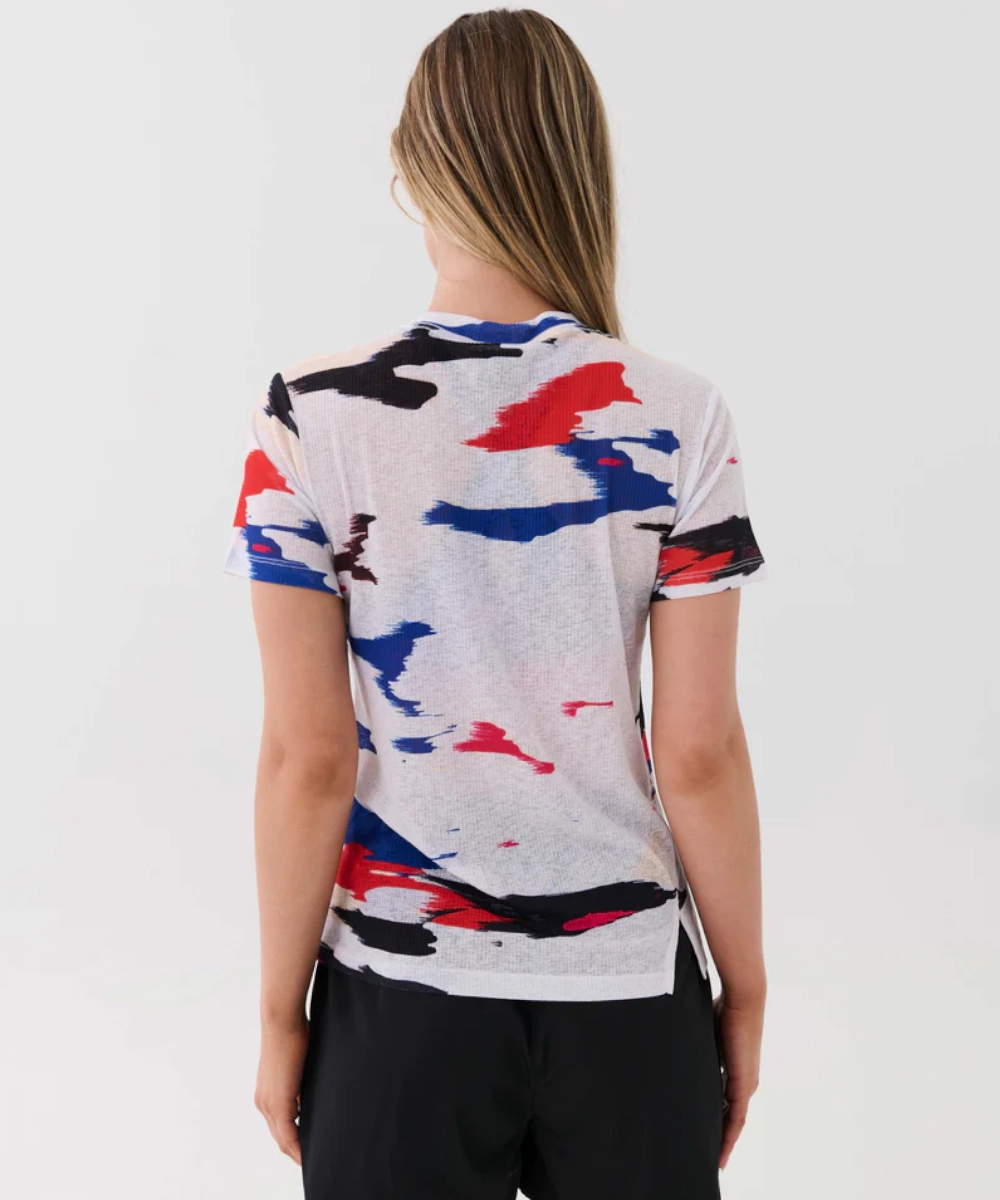 Gloss Glow P.E Nation Twisted Tee (White Army Print)