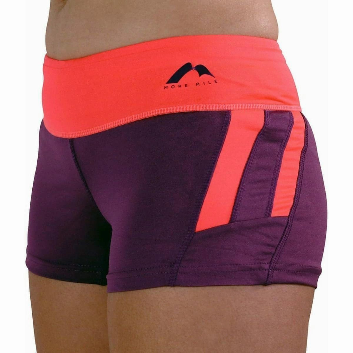 More Mile More-Tech 3 Inch Womens Running Shorts - Purple Luxury