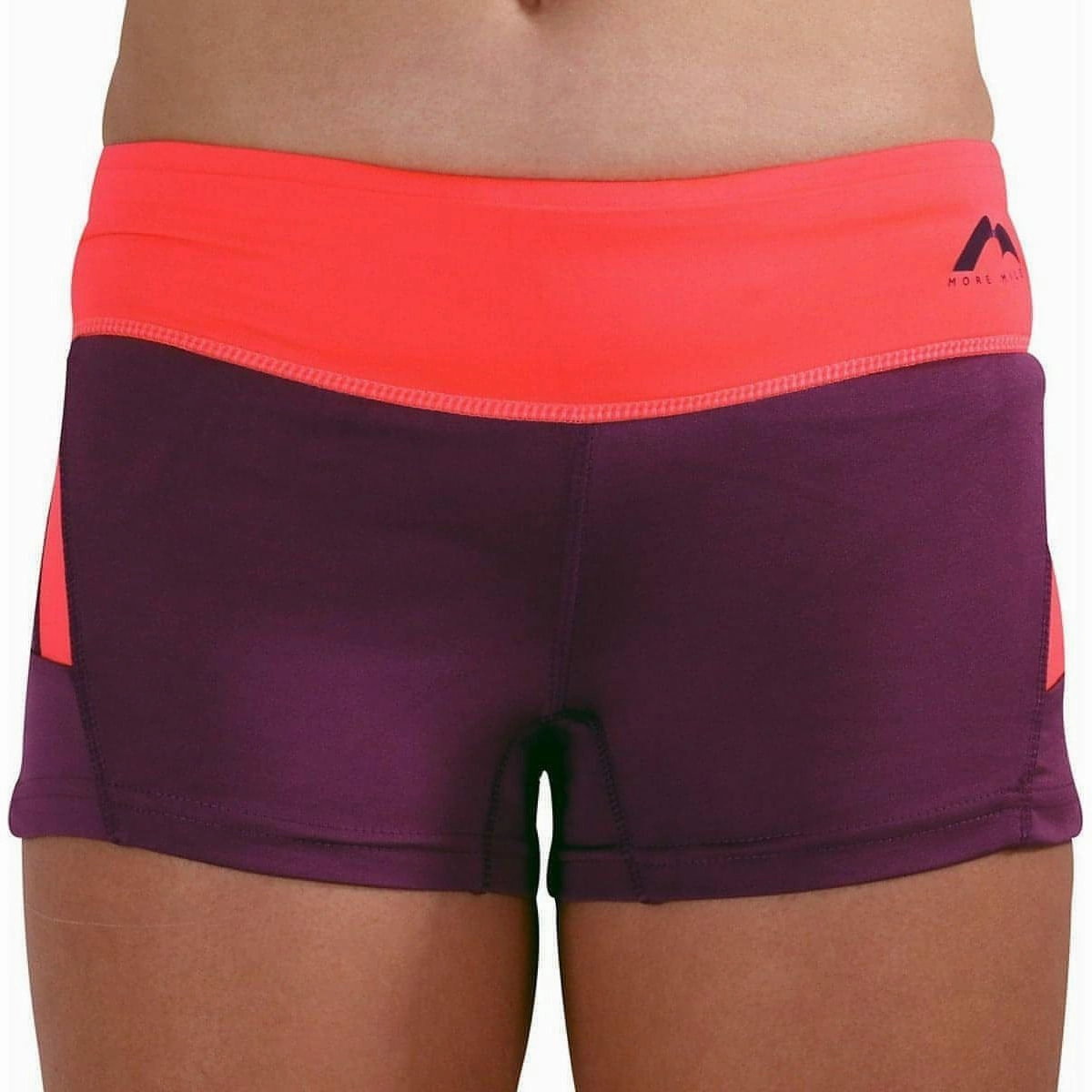 More Mile More-Tech 3 Inch Womens Running Shorts - Purple fencing