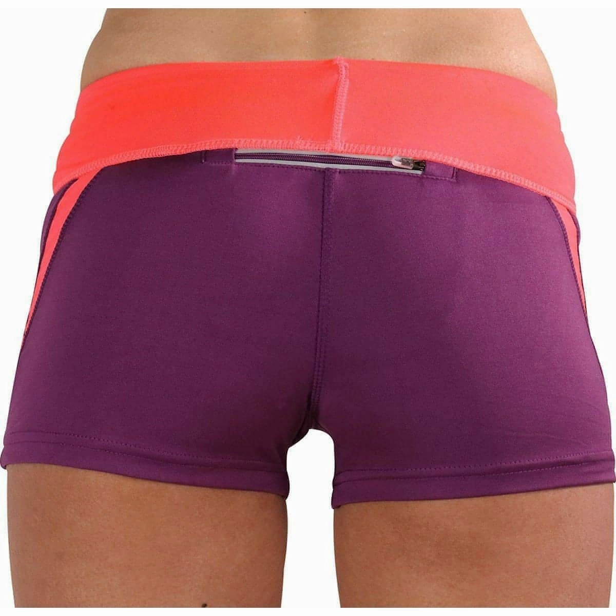 More Mile More-Tech 3 Inch Womens Running Shorts - Purple Pilates outfit