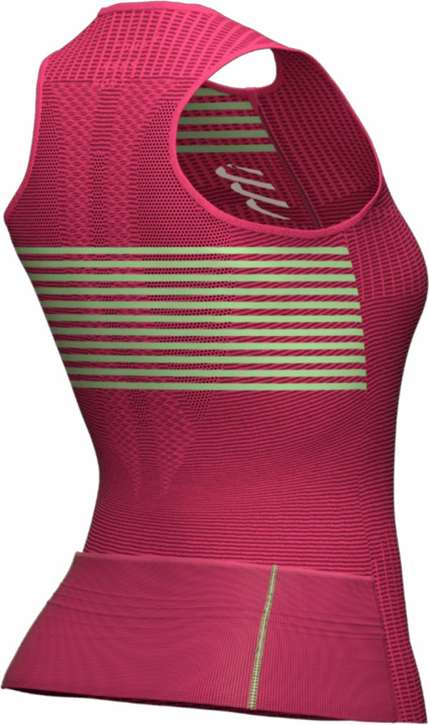 Compressport Tri Postural Womens Cycling Vest Tank Top - Pink MultiFunctional Design UltraLightPackability