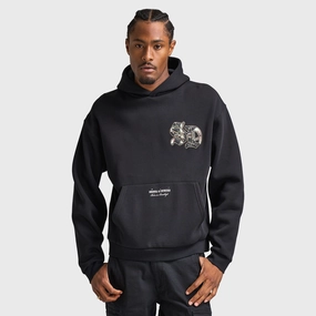 Supply & Demand Fable Hoodie / Black Magnetic Fasteners HighCollarDesign