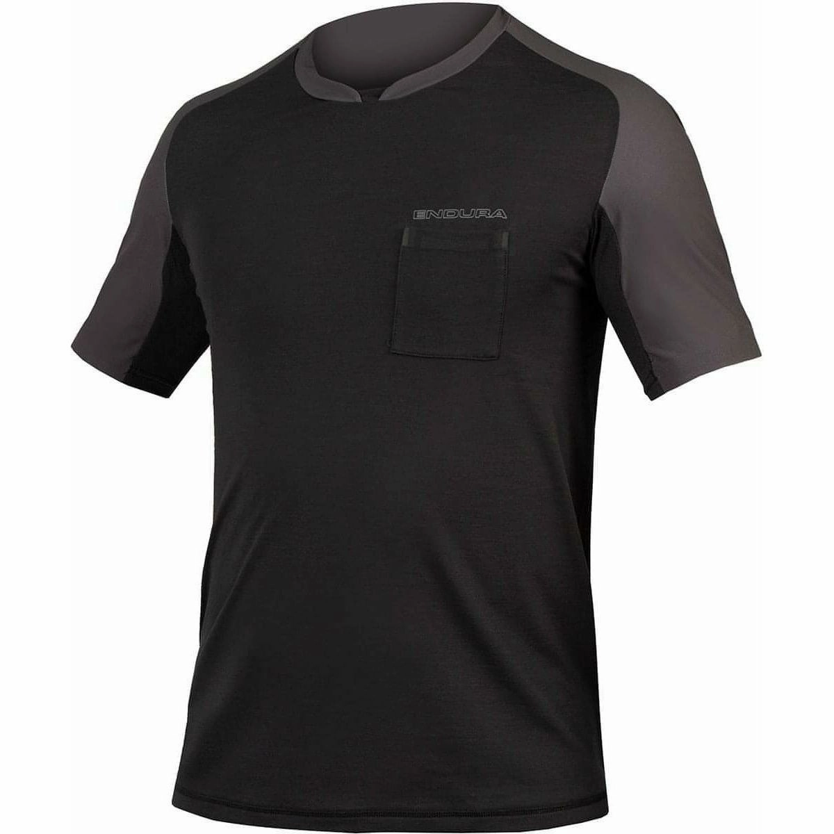 Endura GV500 Foyle Tech Short Sleeve Mens Cycling Jersey - Black Multi Functional summer clothing