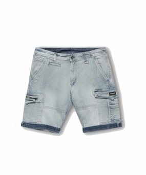 Henleys Lione Denim Shorts (Light Indigo) OdorControlClothing