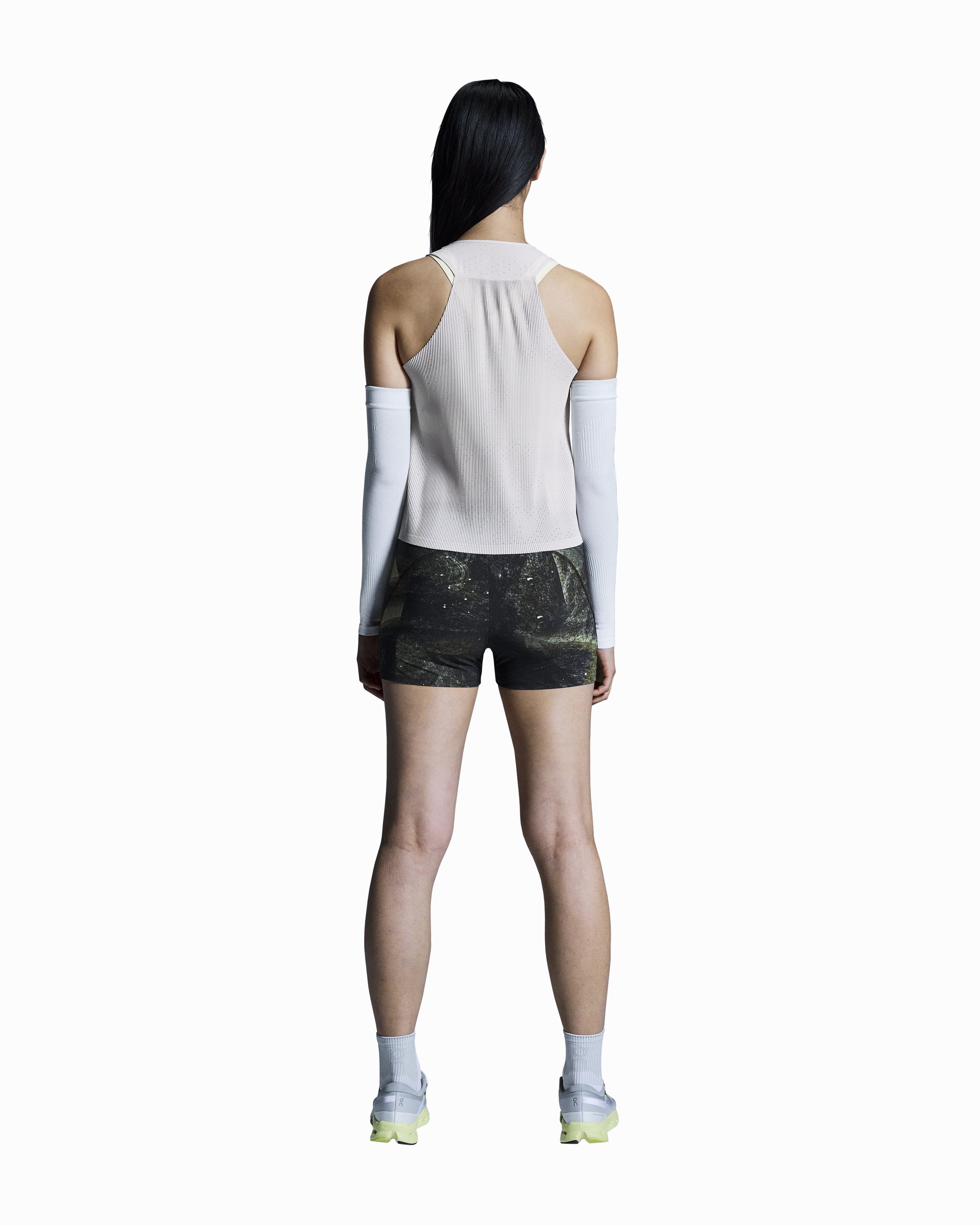 StainResistant Fabric Love Energy Women's Race Singlet Silver
