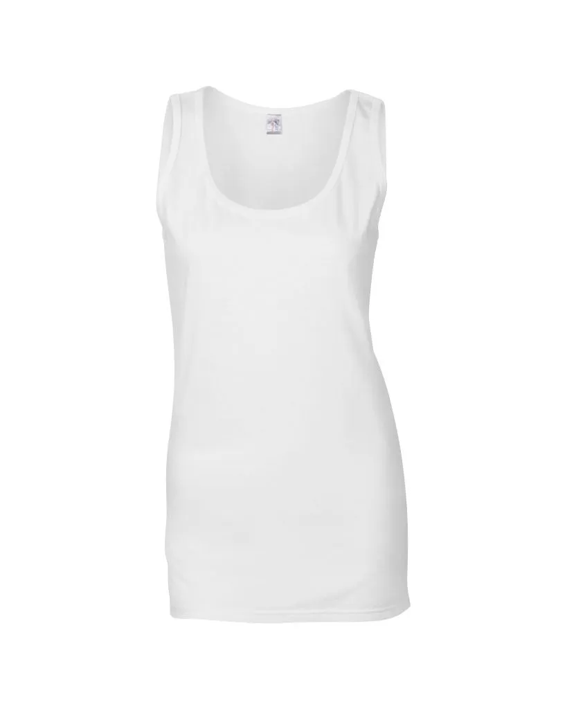 Earth Fit Soft Style Ladies Tank Top | WHITE